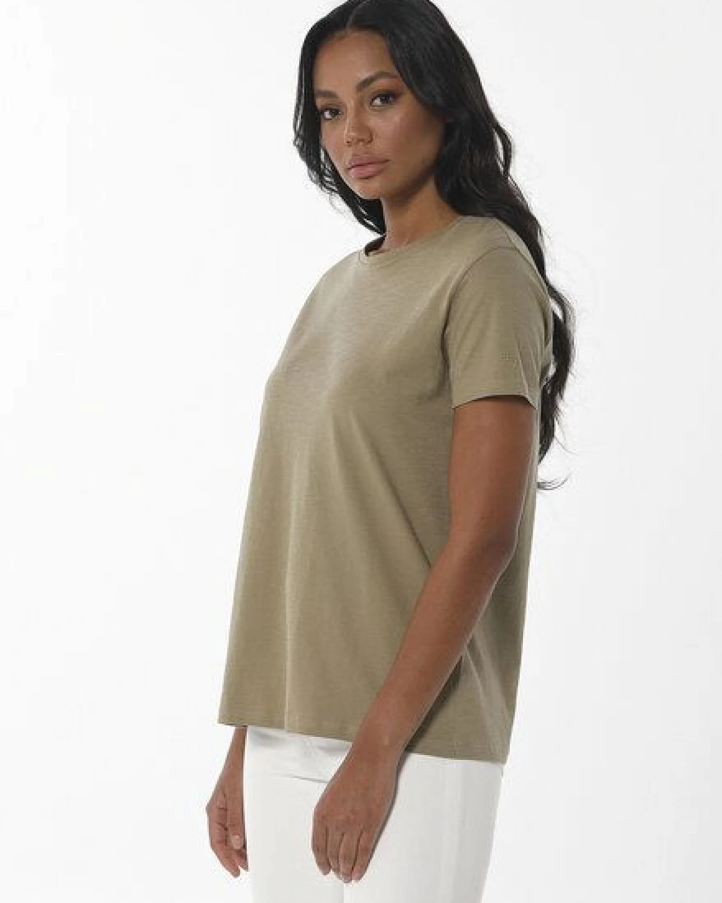 ORGANICATION Damen Basic T-Shirt aus Bio-Baumwolle – Ansicht 3