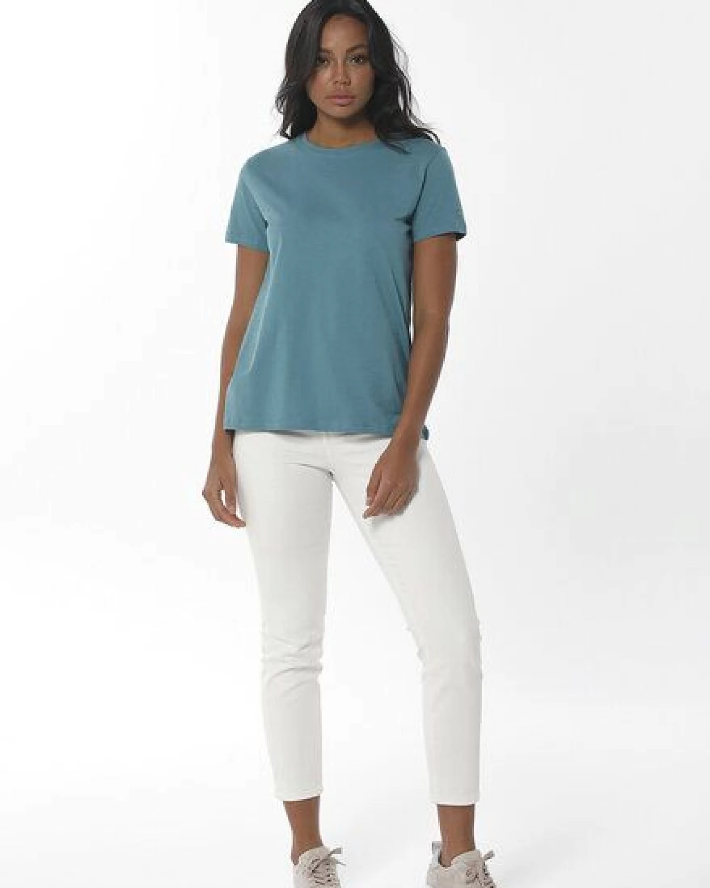ORGANICATION Damen Basic T-Shirt aus Bio-Baumwolle – Ansicht 2