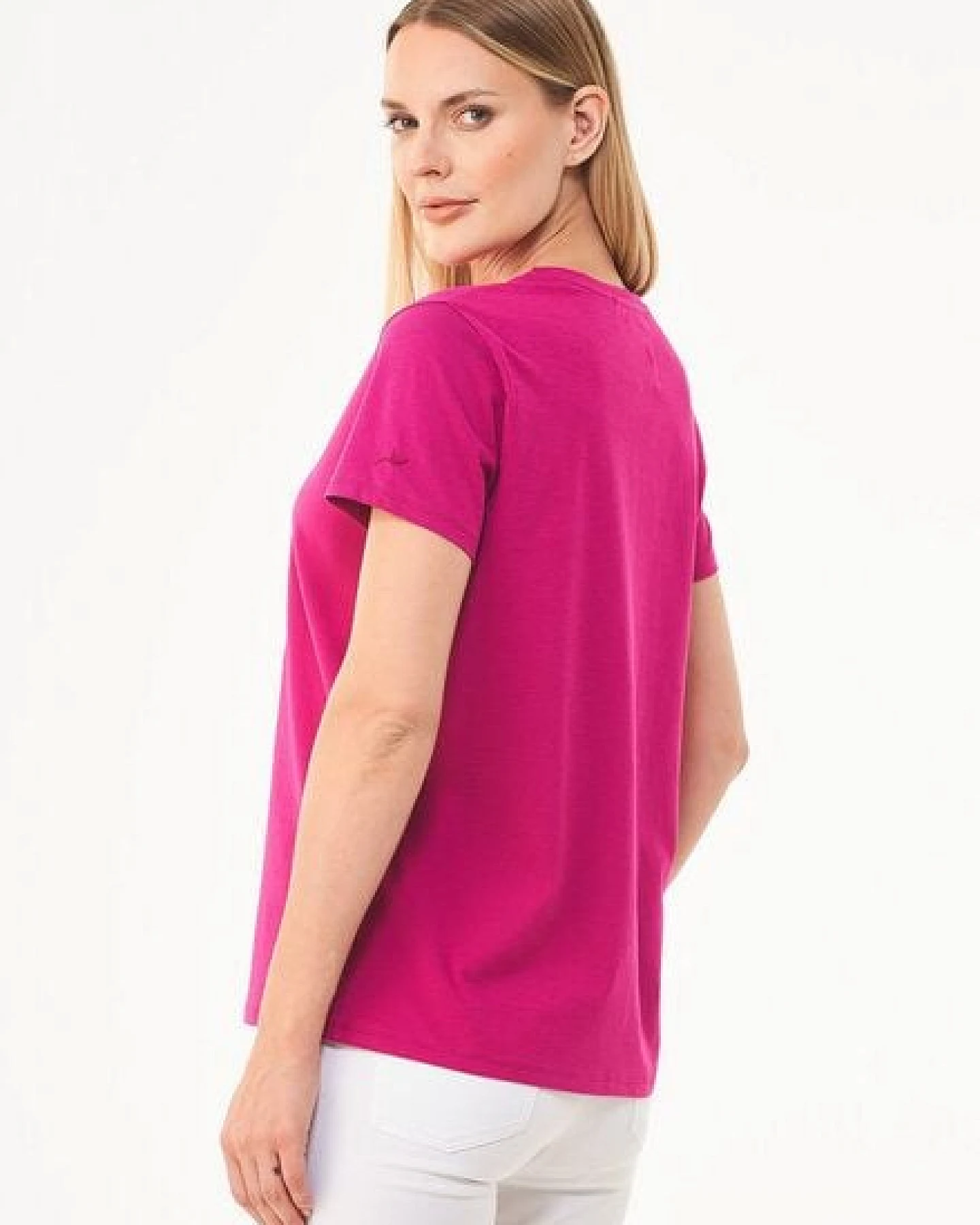 ORGANICATION Damen Basic T-Shirt aus Bio-Baumwolle – Ansicht 4
