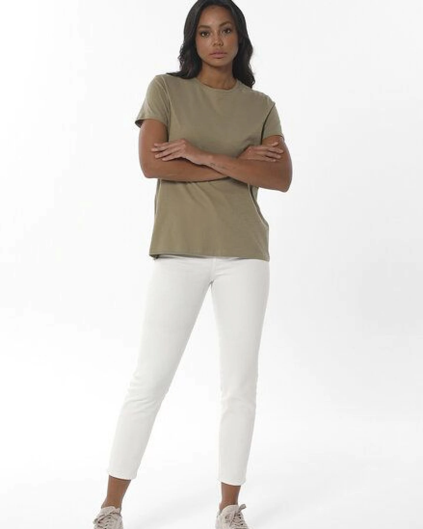 ORGANICATION Damen Basic T-Shirt aus Bio-Baumwolle – Ansicht 2