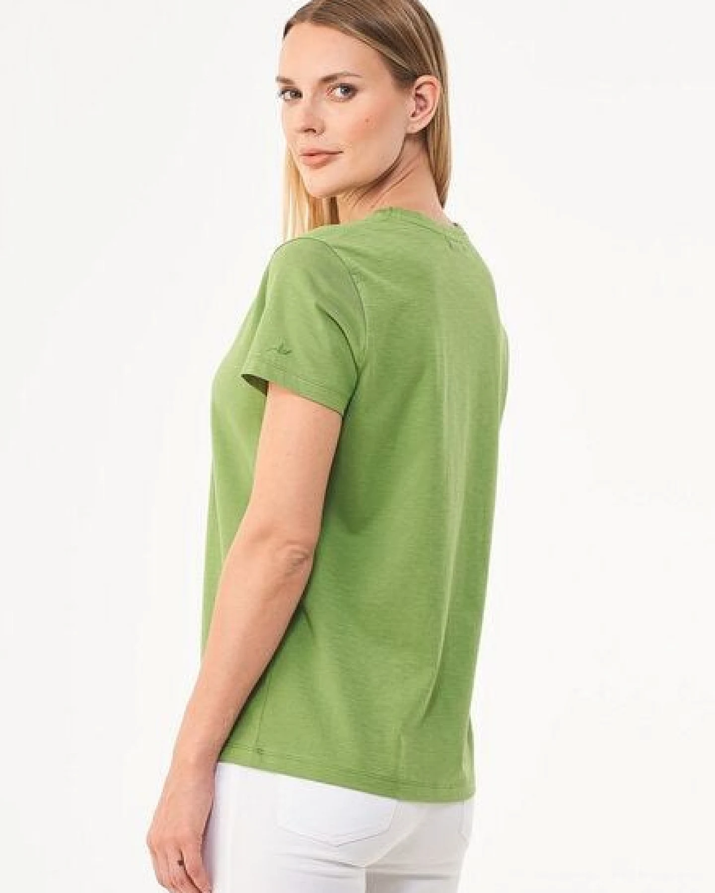 ORGANICATION Damen Basic T-Shirt aus Bio-Baumwolle – Ansicht 4
