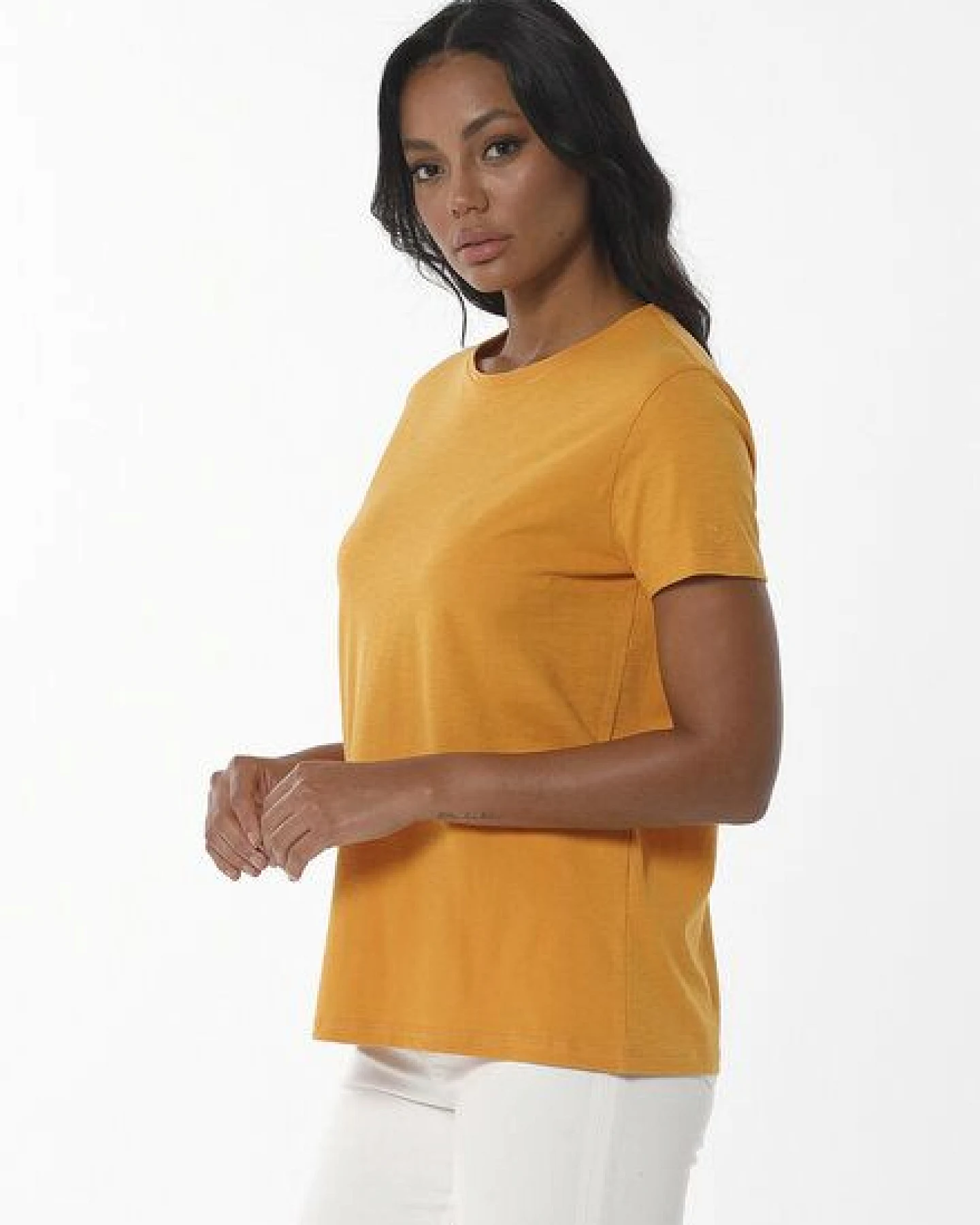ORGANICATION Damen Basic T-Shirt aus Bio-Baumwolle – Ansicht 3
