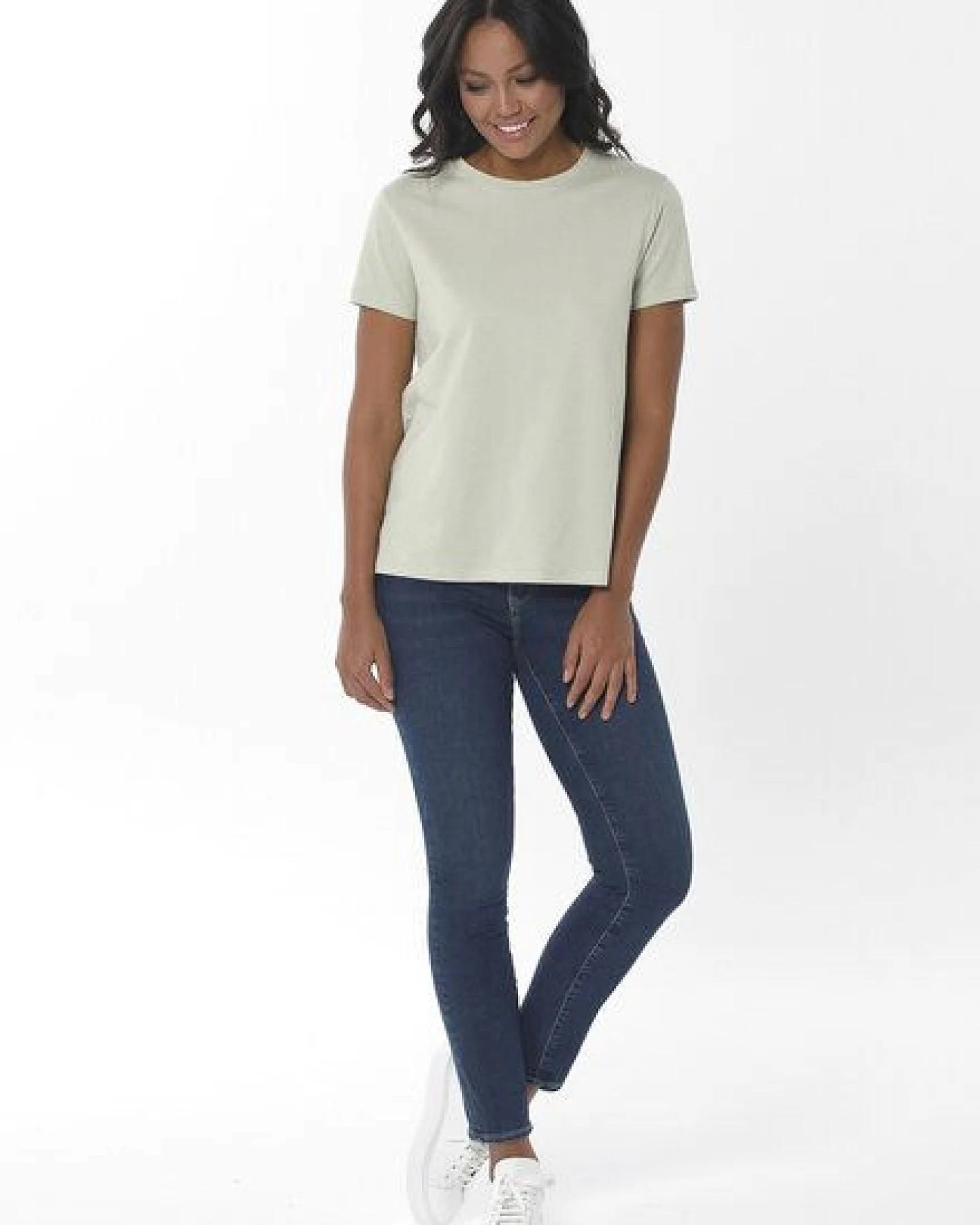 ORGANICATION Damen Basic T-Shirt aus Bio-Baumwolle – Ansicht 2
