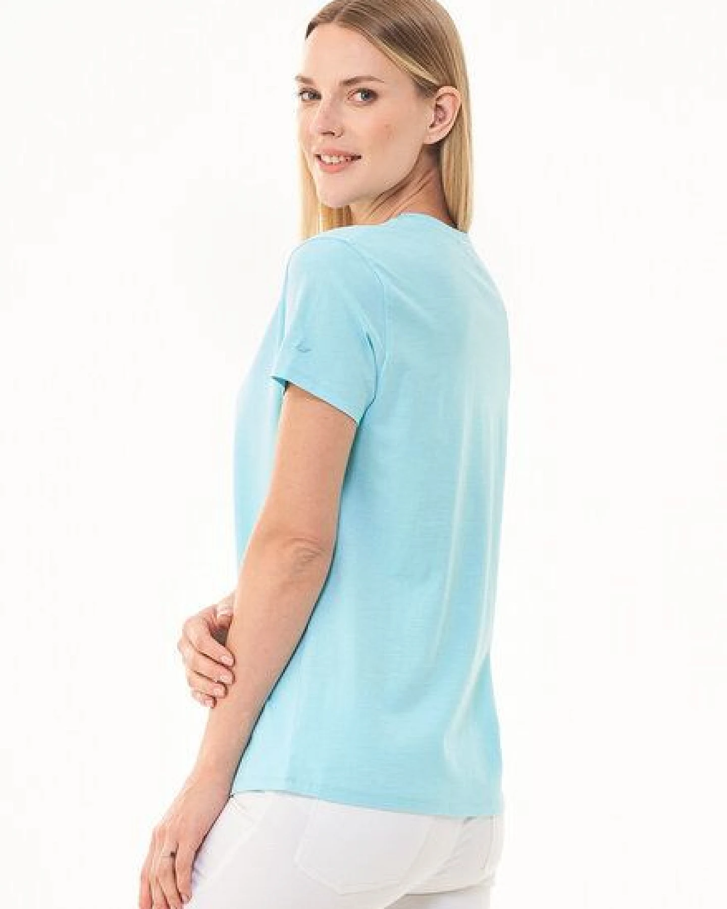 ORGANICATION Damen Basic T-Shirt aus Bio-Baumwolle – Ansicht 3