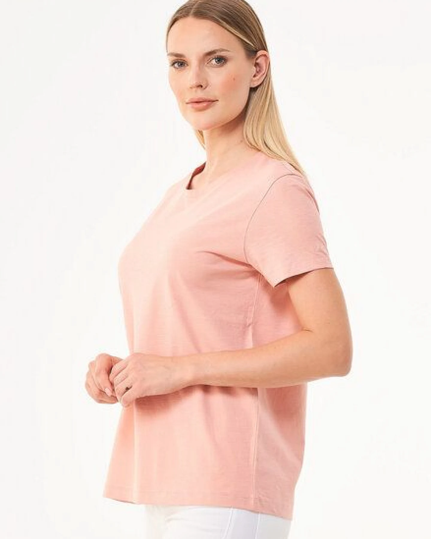 ORGANICATION Damen Basic T-Shirt aus Bio-Baumwolle – Ansicht 3