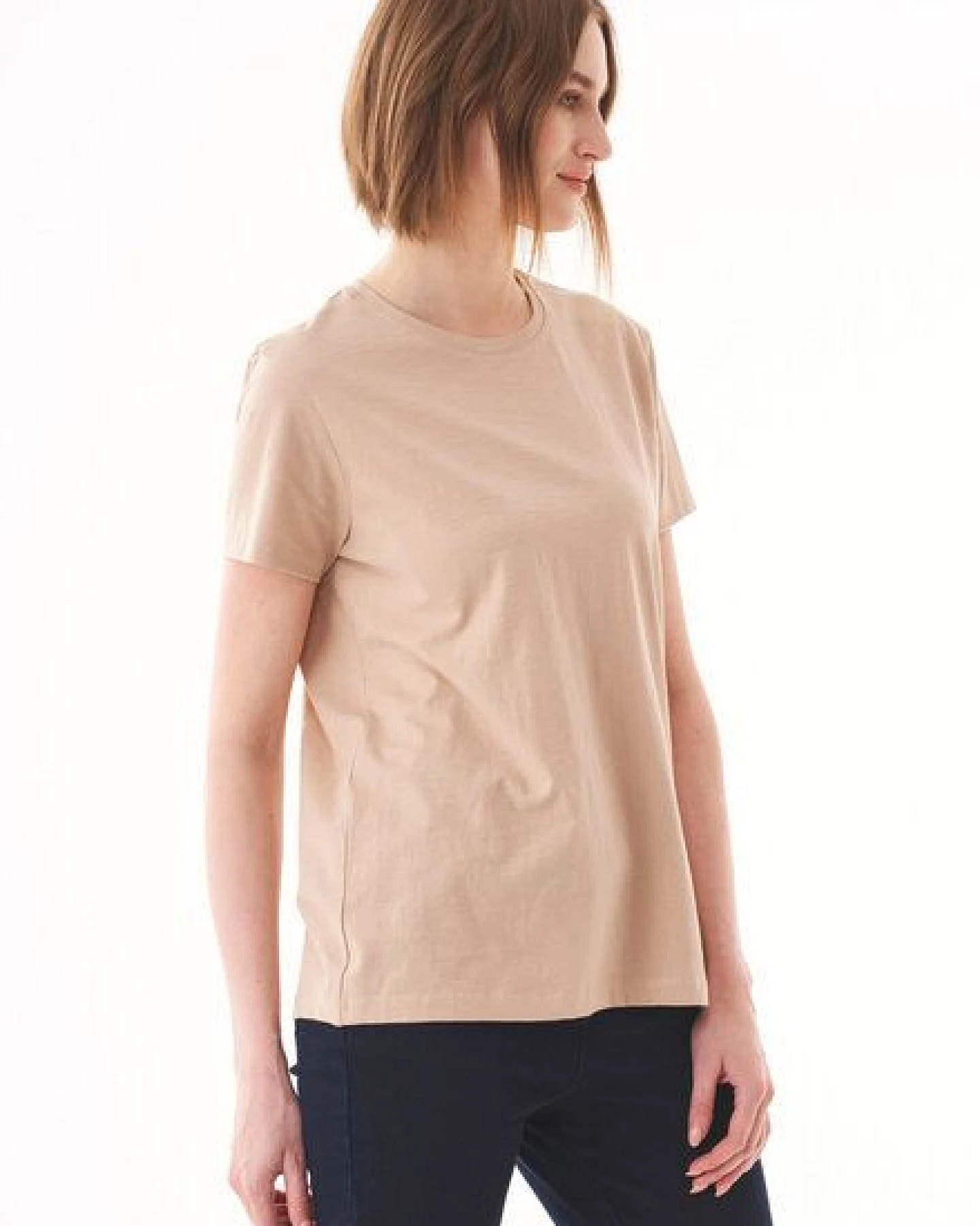 ORGANICATION Damen Basic T-Shirt aus Bio-Baumwolle – Ansicht 3