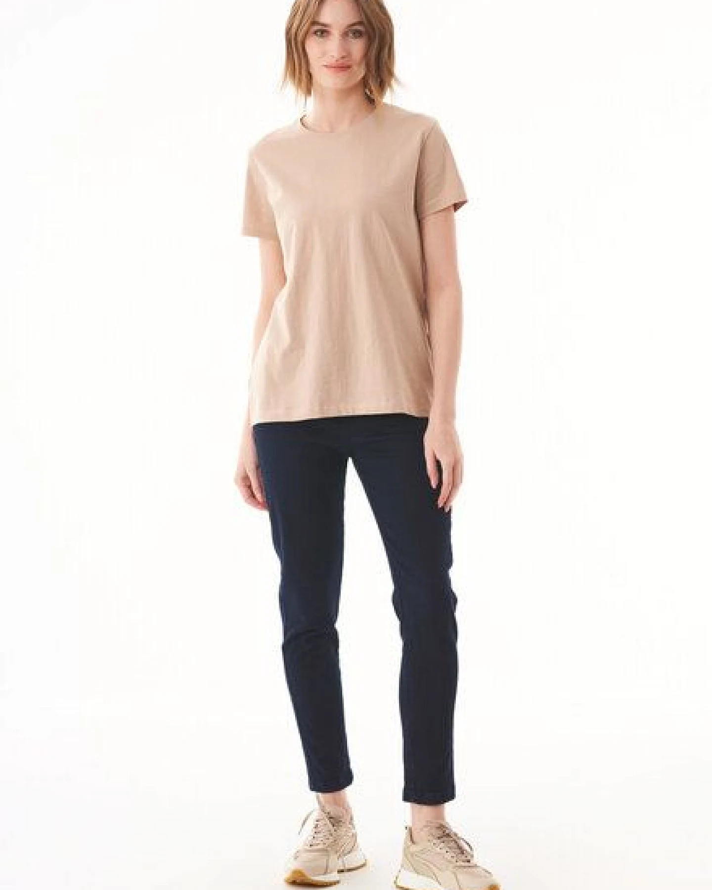 ORGANICATION Damen Basic T-Shirt aus Bio-Baumwolle – Ansicht 2