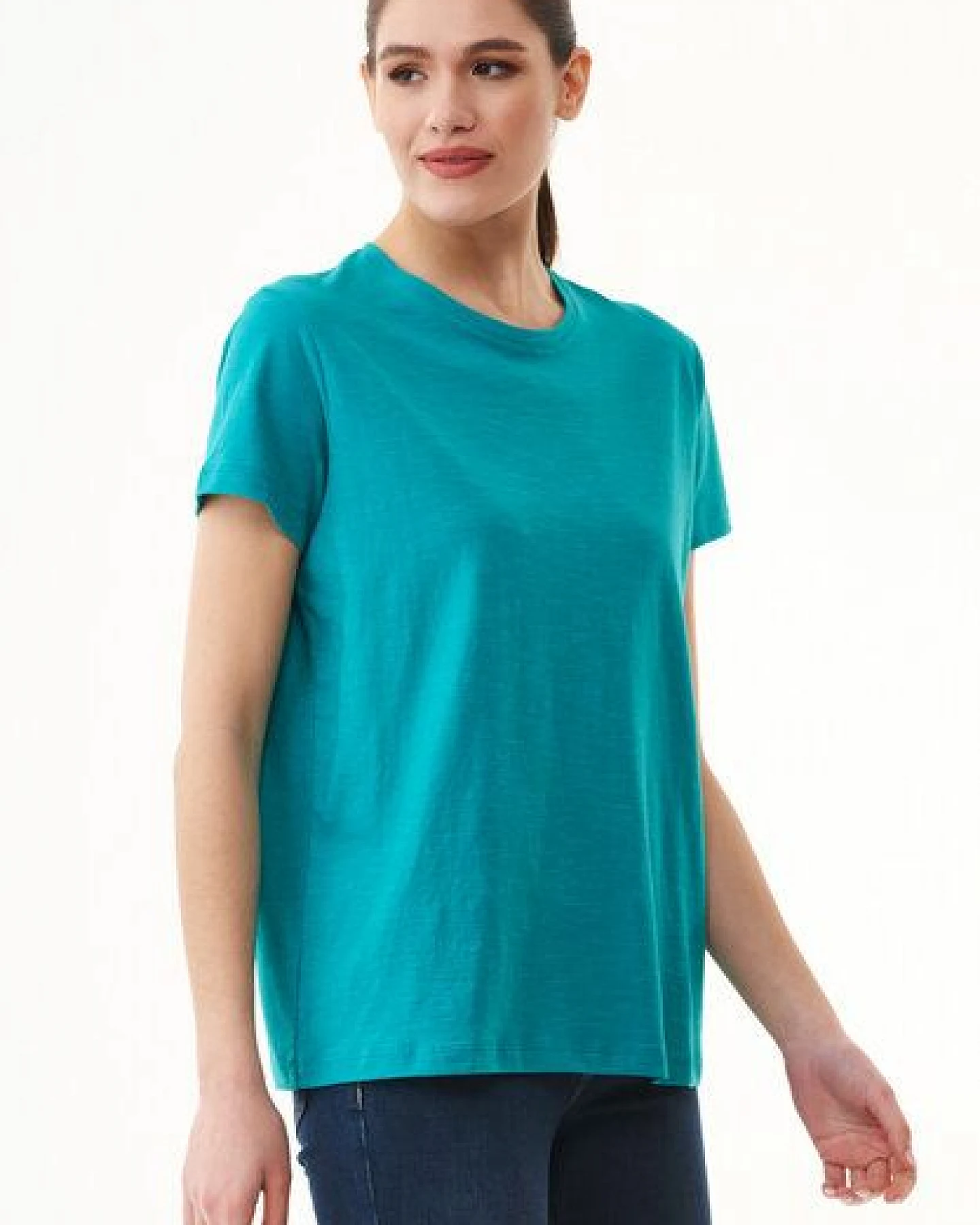 ORGANICATION Damen Basic T-Shirt aus Bio-Baumwolle – Ansicht 3