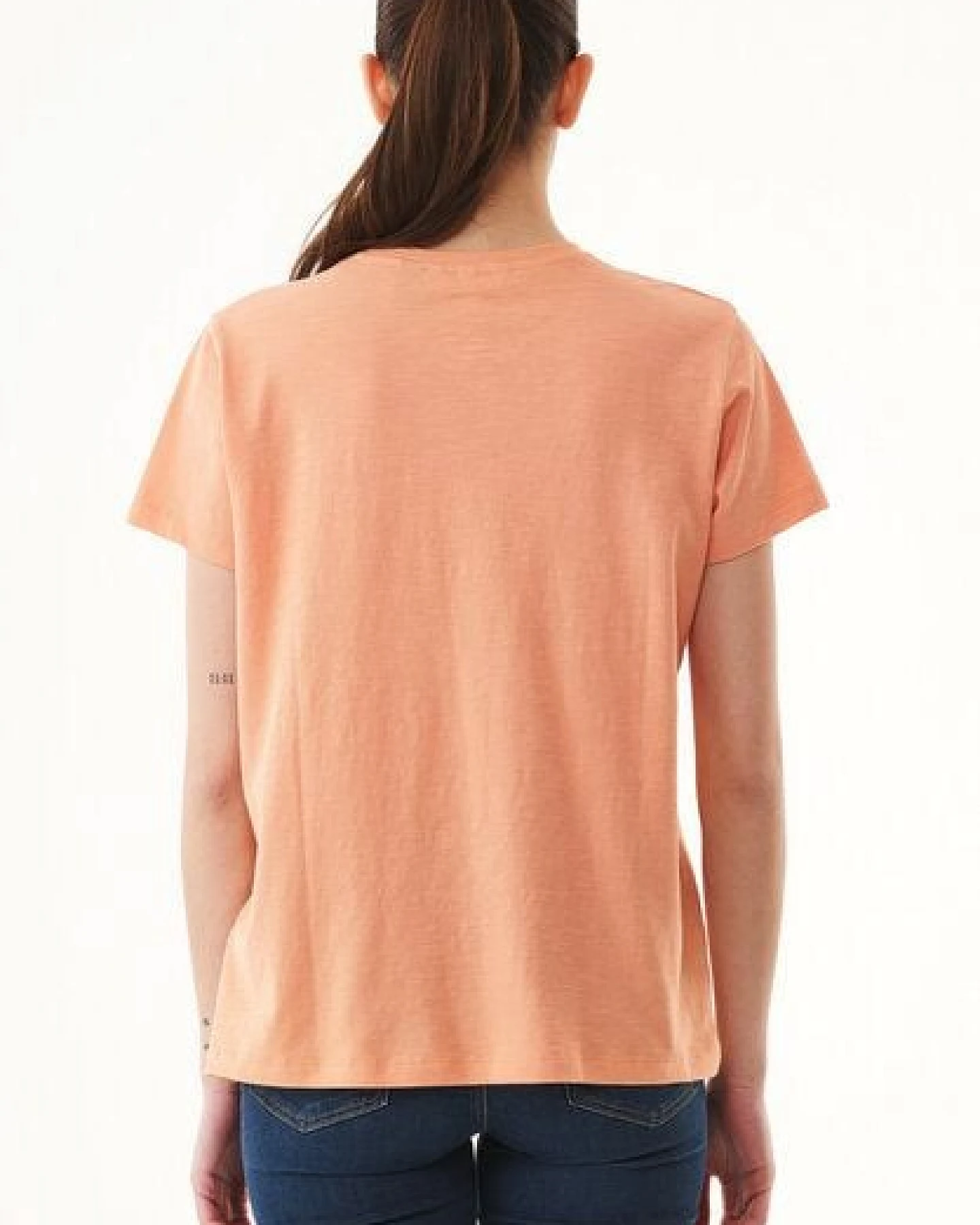 ORGANICATION Damen Basic T-Shirt aus Bio-Baumwolle – Ansicht 4