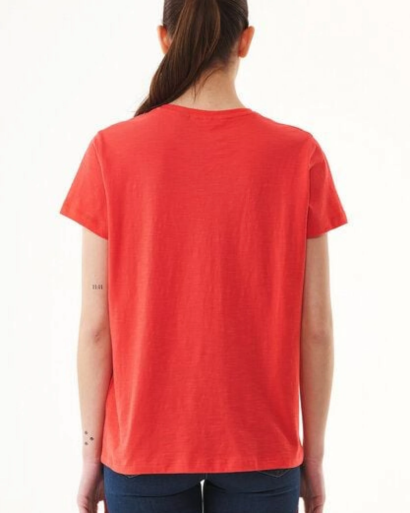 ORGANICATION Damen Basic T-Shirt aus Bio-Baumwolle – Ansicht 4
