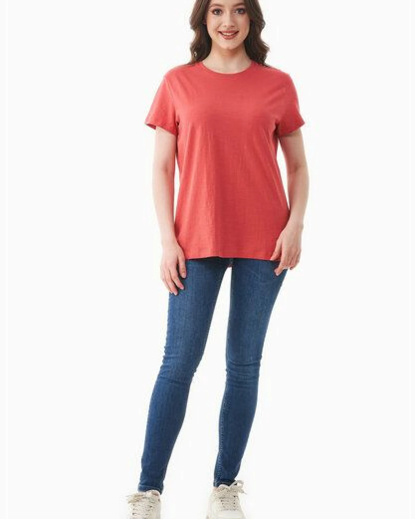 ORGANICATION Damen Basic T-Shirt aus Bio-Baumwolle – Ansicht 2