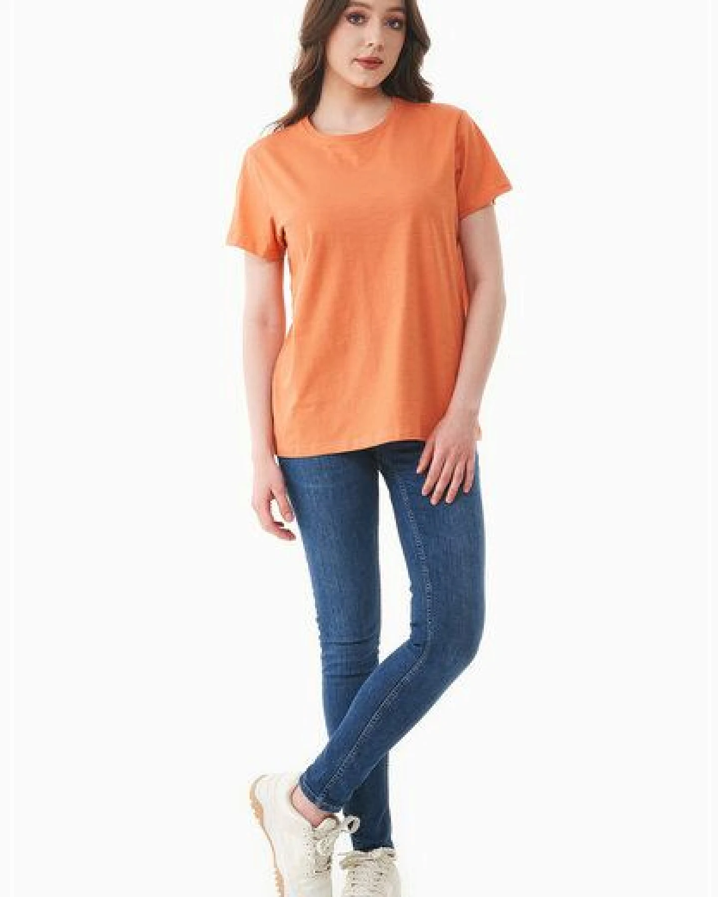 ORGANICATION Damen Basic T-Shirt aus Bio-Baumwolle – Ansicht 2