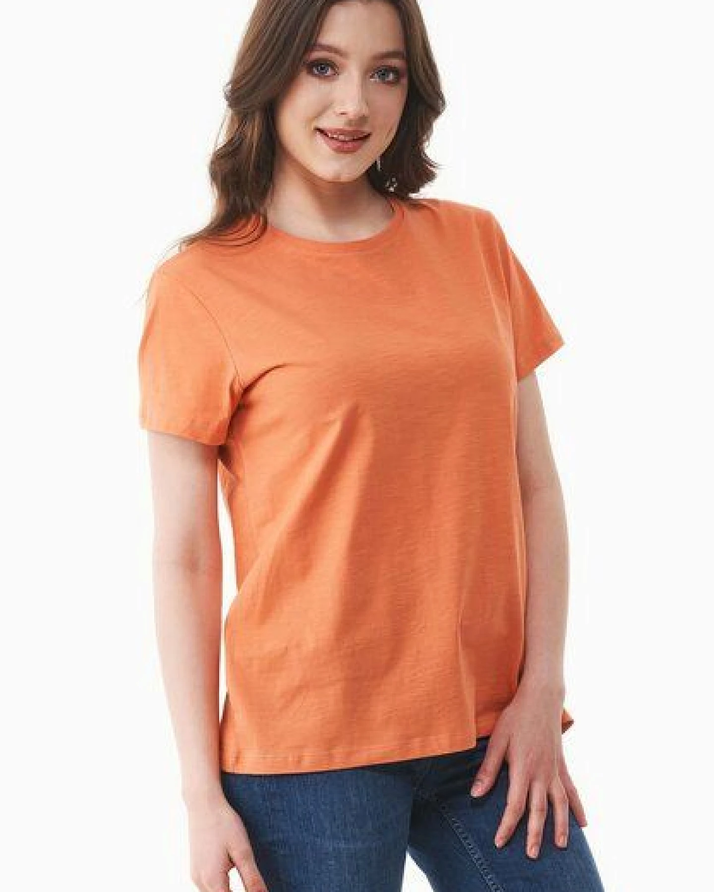 ORGANICATION Damen Basic T-Shirt aus Bio-Baumwolle – Ansicht 3