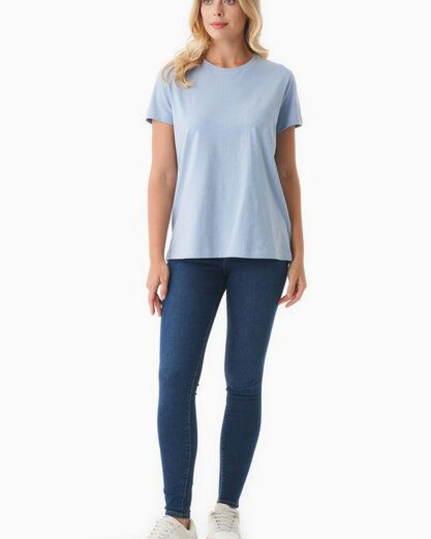 ORGANICATION Damen Basic T-Shirt aus Bio-Baumwolle – Ansicht 2