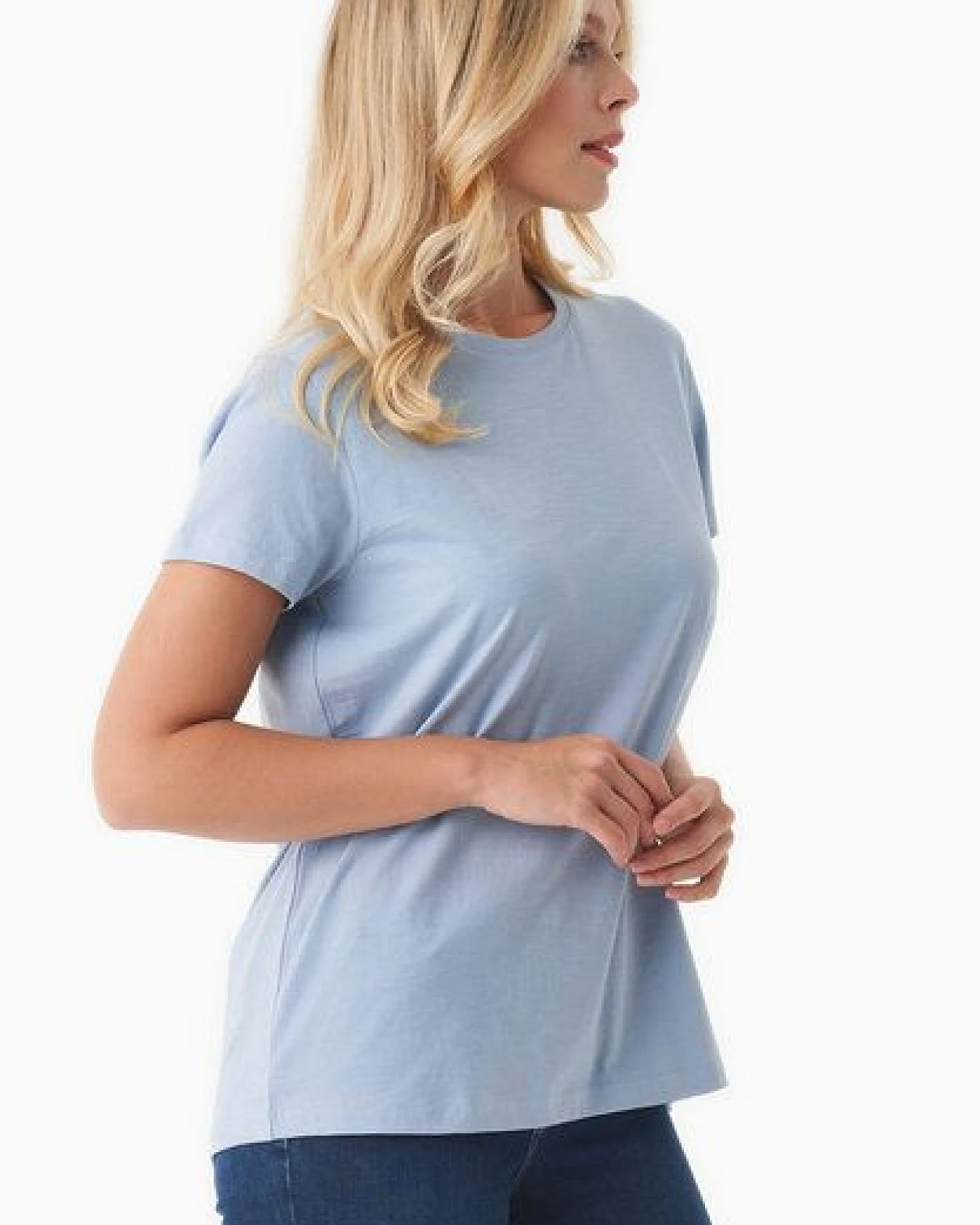 ORGANICATION Damen Basic T-Shirt aus Bio-Baumwolle – Ansicht 3