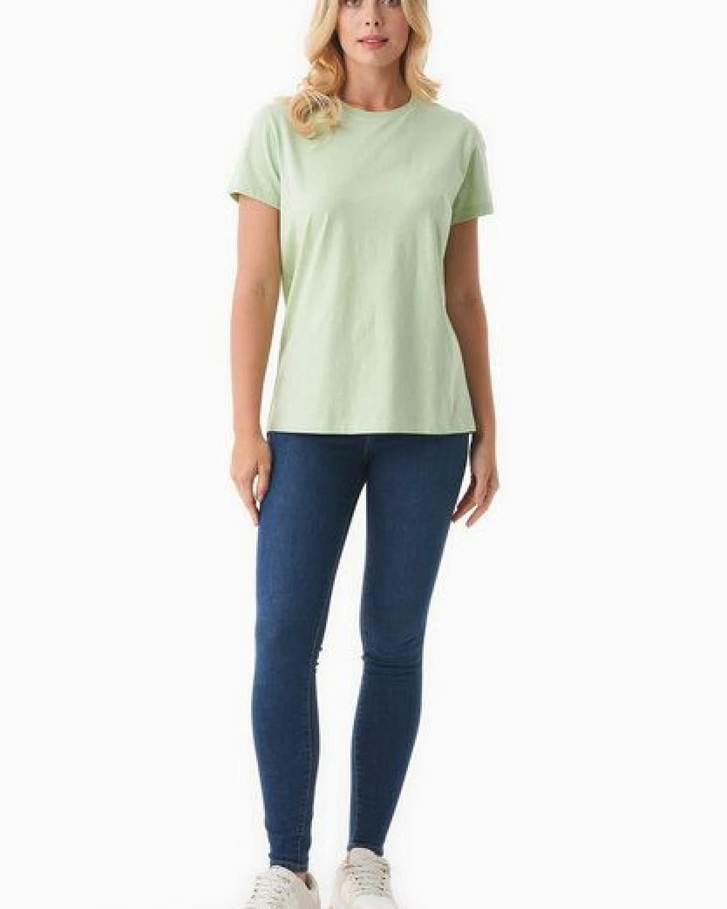 ORGANICATION Damen Basic T-Shirt aus Bio-Baumwolle – Ansicht 2