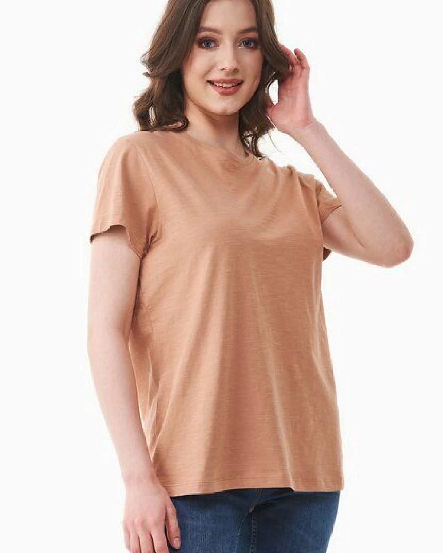 ORGANICATION Damen Basic T-Shirt aus Bio-Baumwolle – Ansicht 3