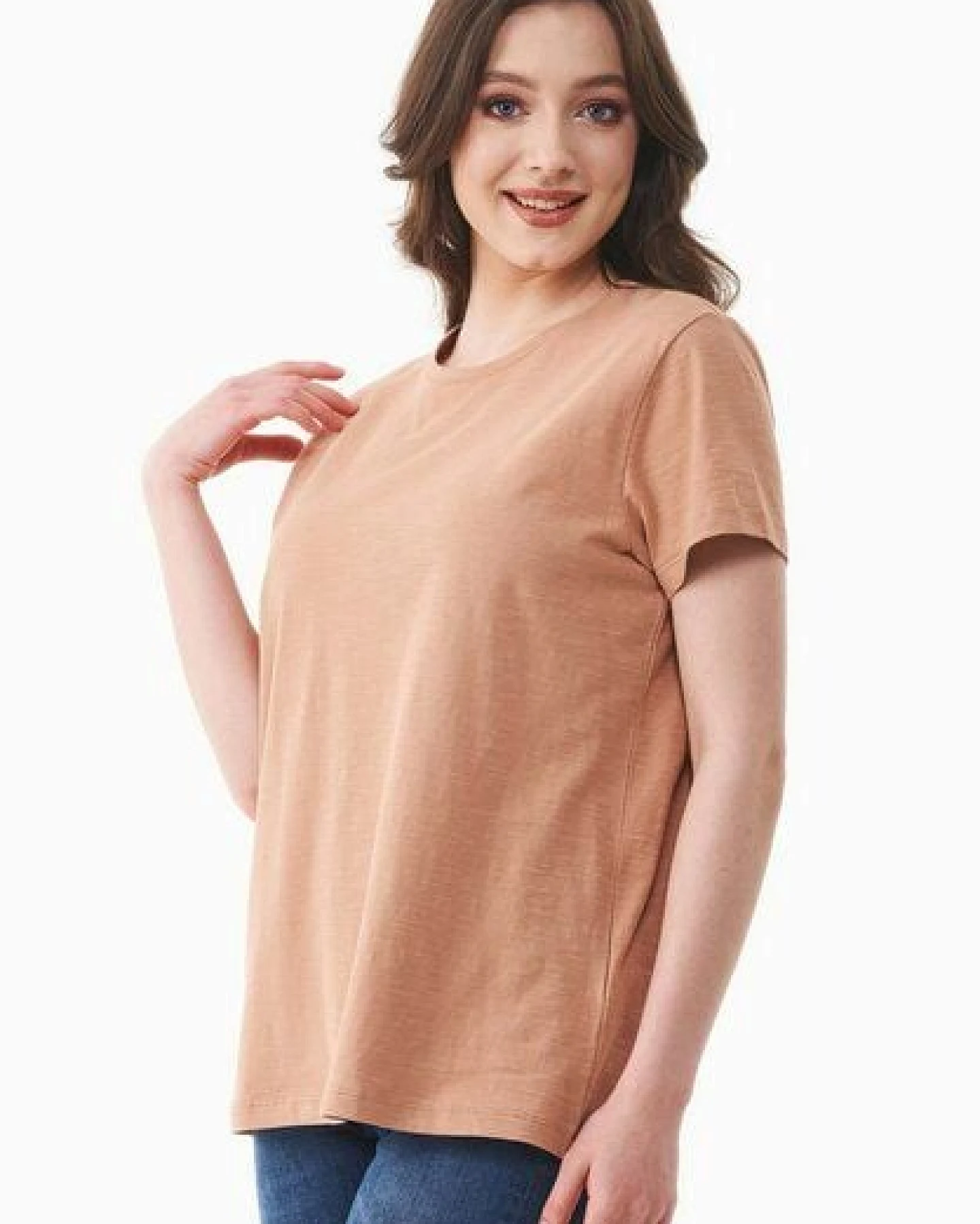 ORGANICATION Damen Basic T-Shirt aus Bio-Baumwolle – Ansicht 4