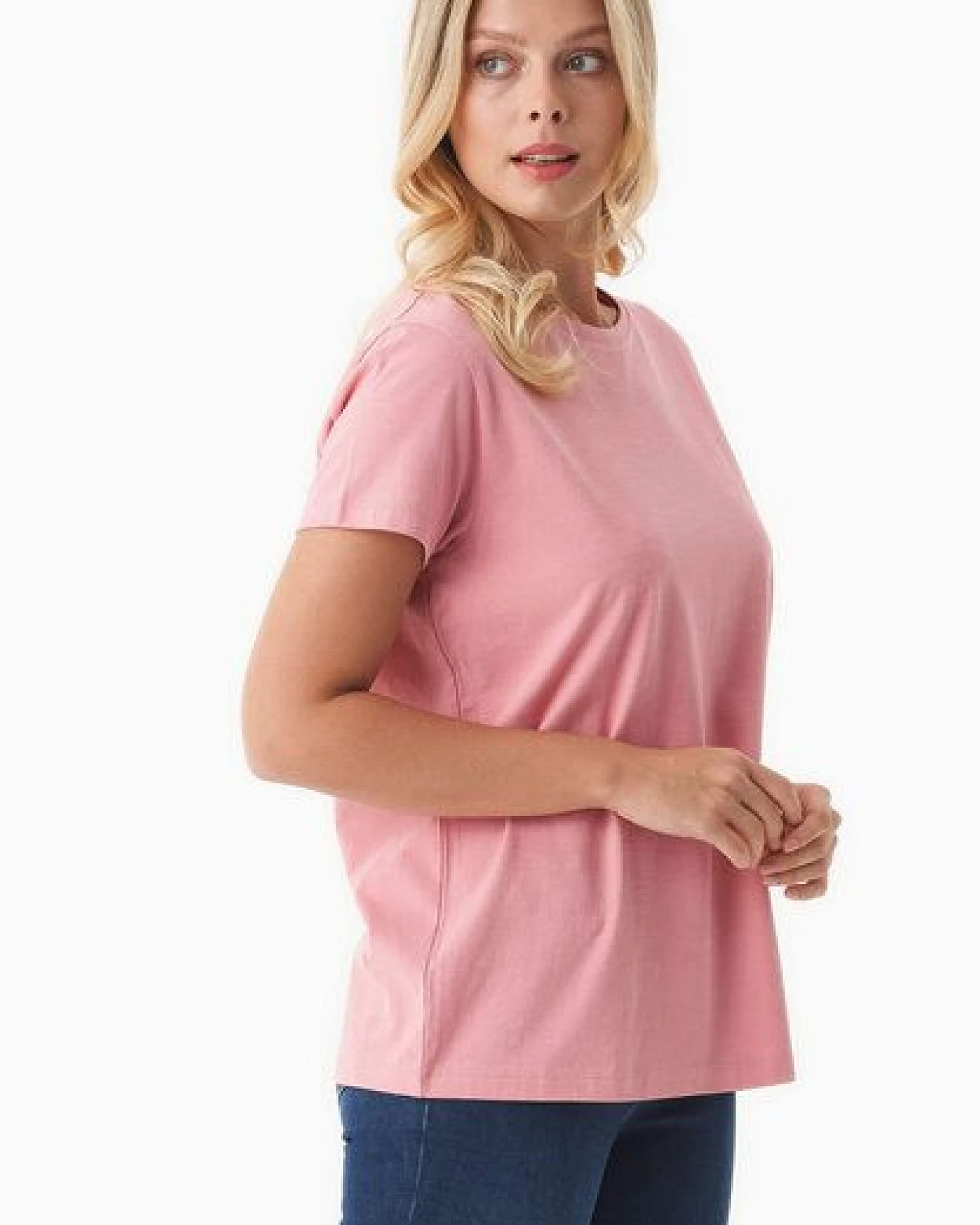 ORGANICATION Damen Basic T-Shirt aus Bio-Baumwolle – Ansicht 3