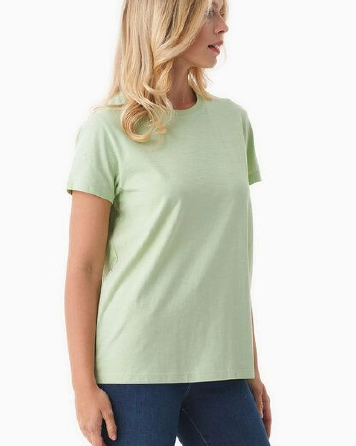 ORGANICATION Damen Basic T-Shirt aus Bio-Baumwolle – Ansicht 3