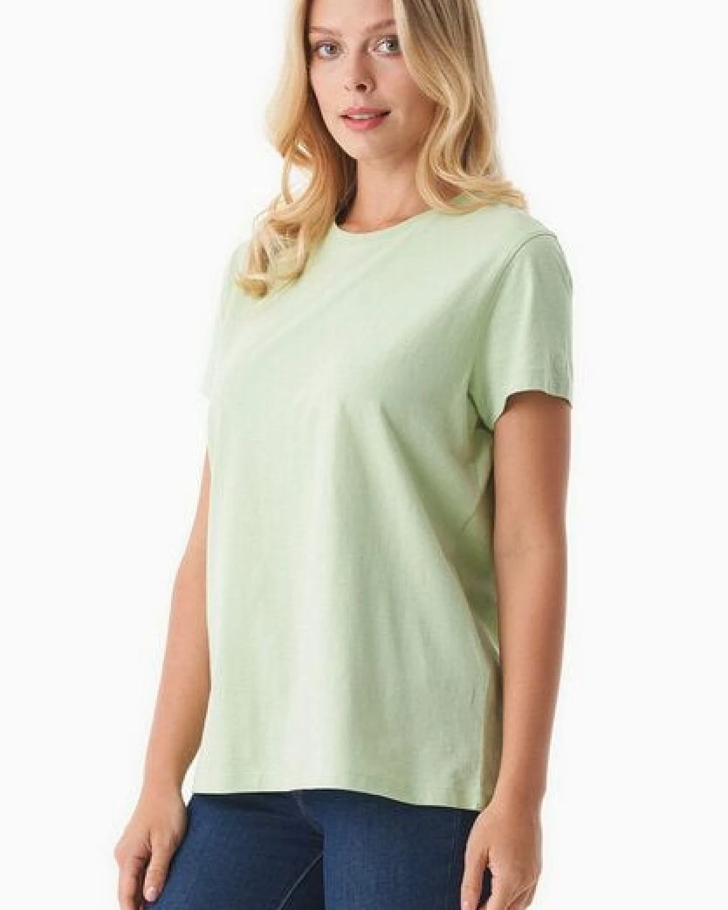 ORGANICATION Damen Basic T-Shirt aus Bio-Baumwolle – Ansicht 4