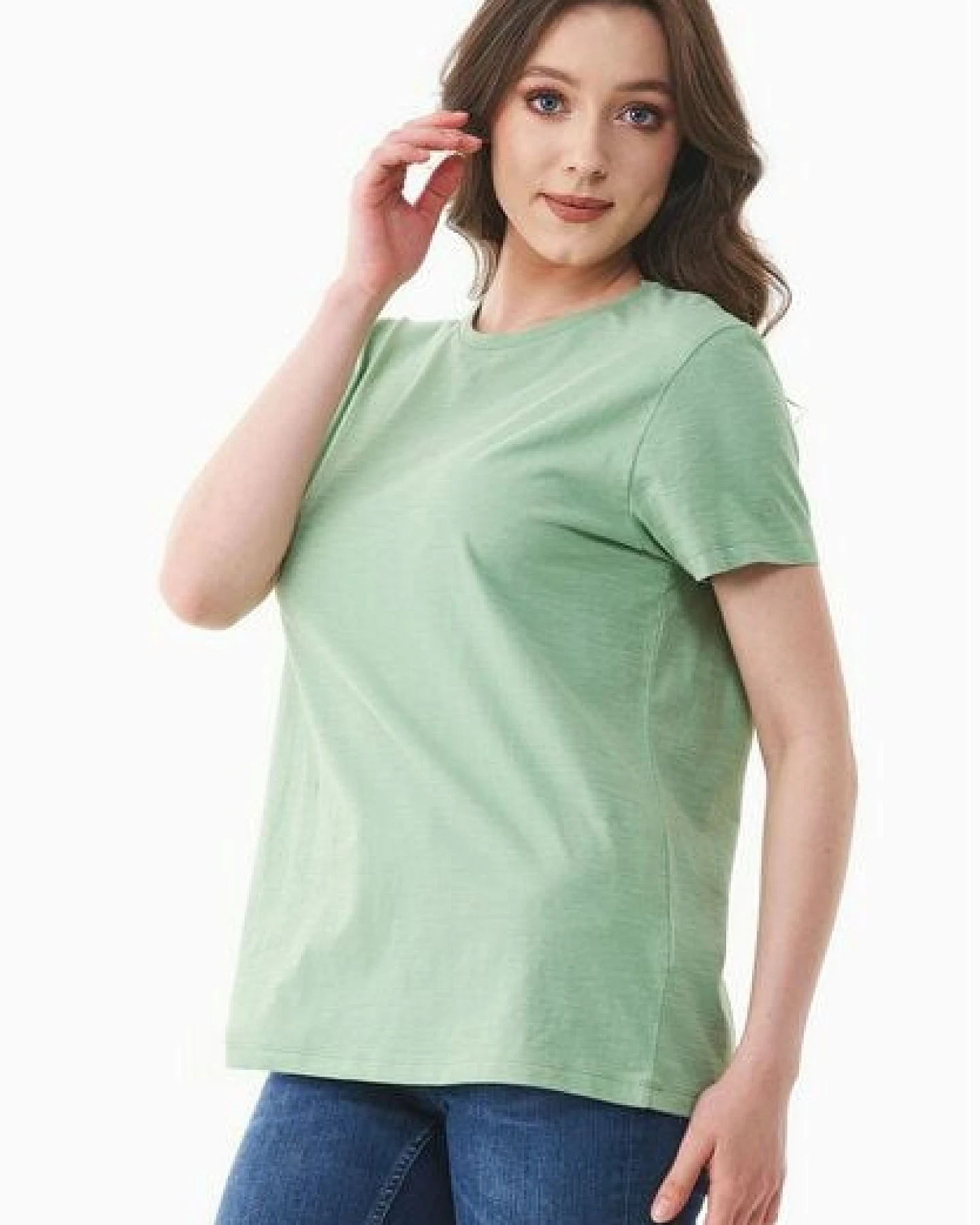 ORGANICATION Damen Basic T-Shirt aus Bio-Baumwolle – Ansicht 4
