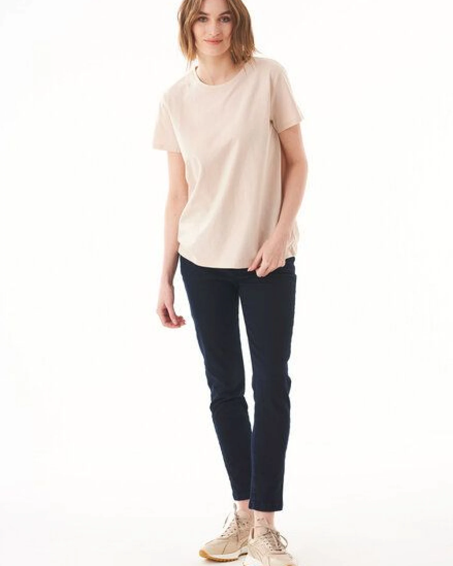 ORGANICATION Damen Basic T-Shirt aus Bio-Baumwolle – Ansicht 2