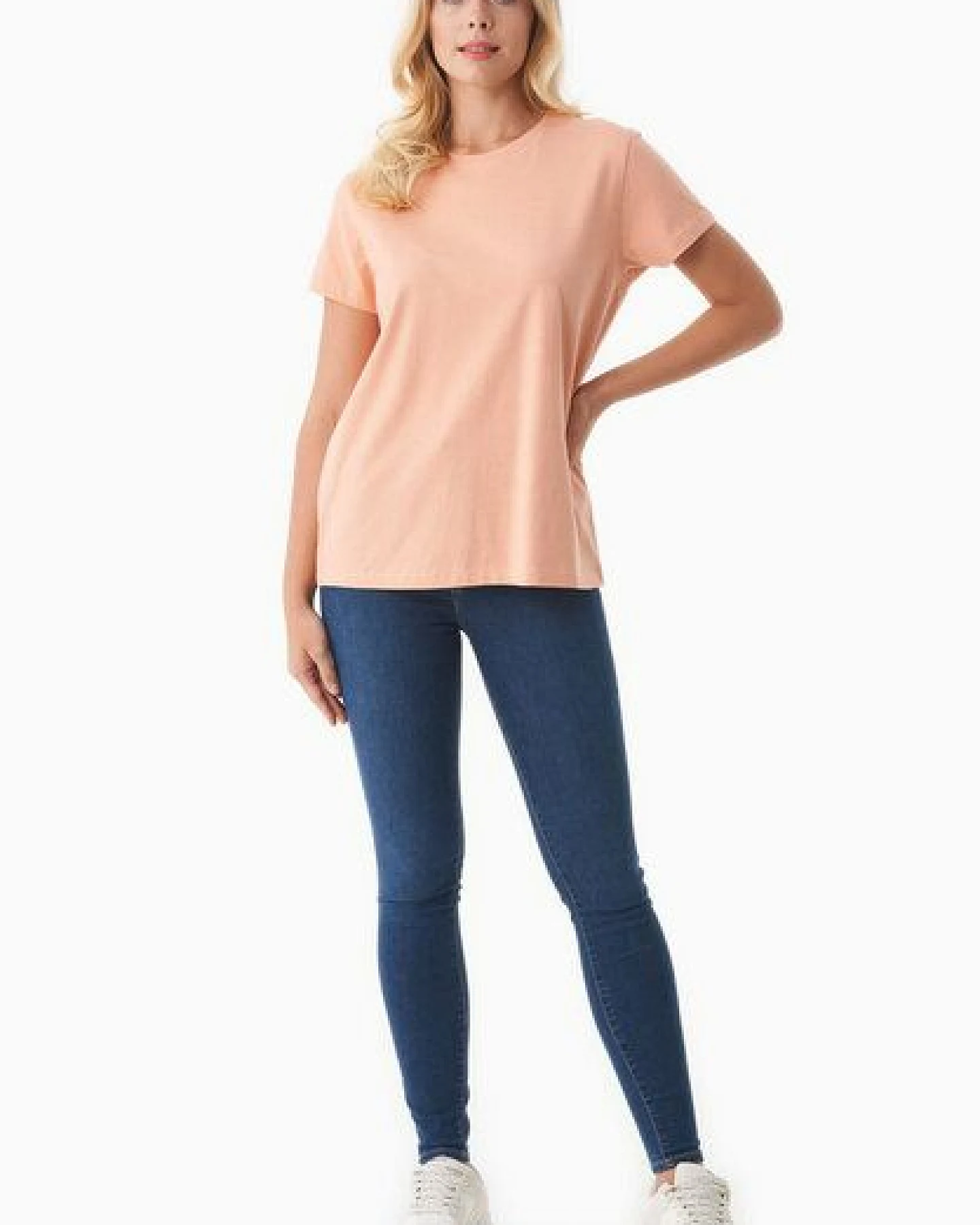 ORGANICATION Damen Basic T-Shirt aus Bio-Baumwolle – Ansicht 2
