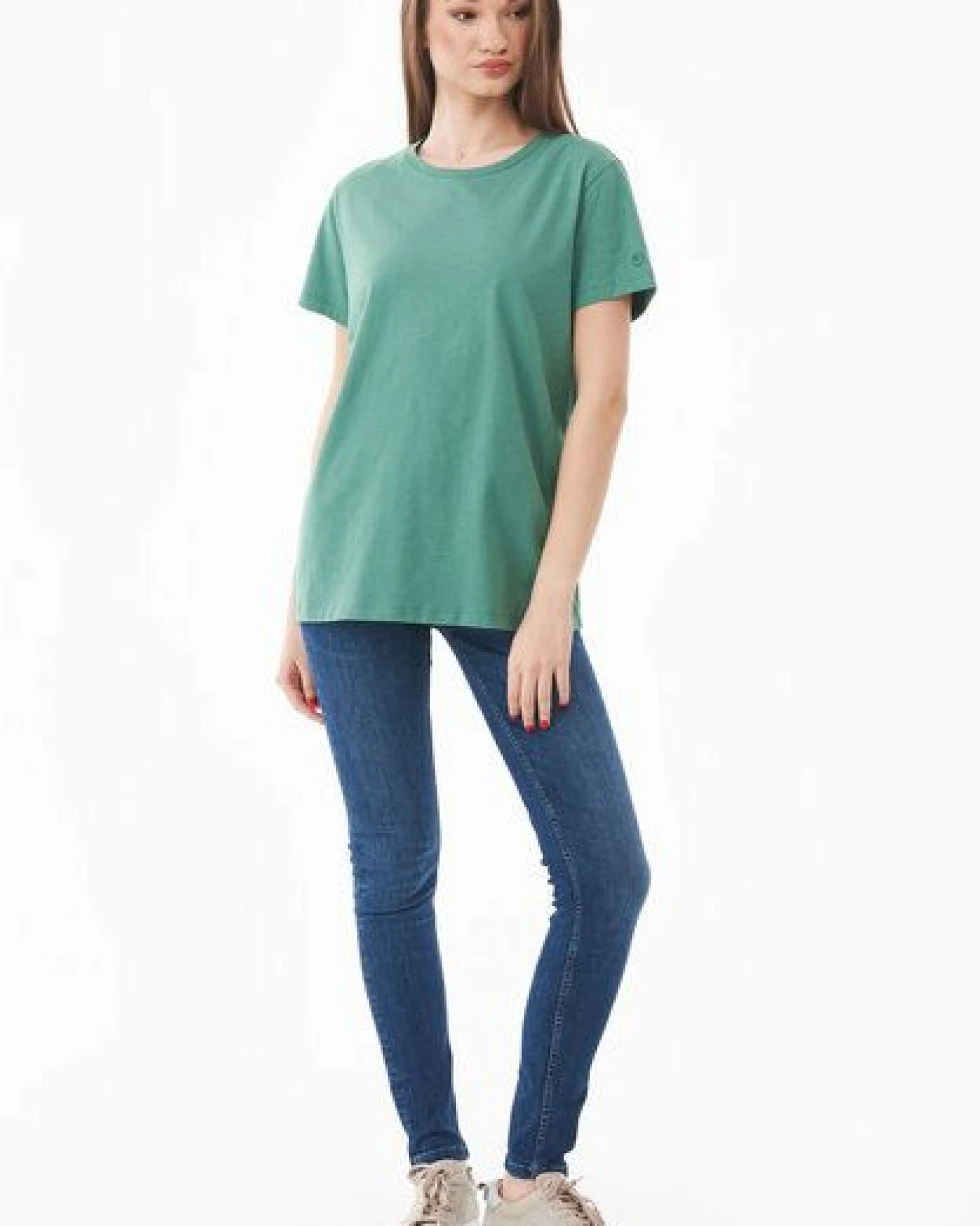 ORGANICATION Damen Basic T-Shirt aus Bio-Baumwolle – Ansicht 2