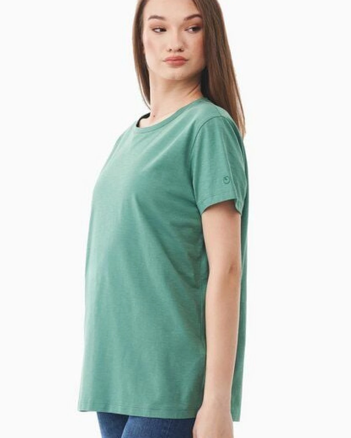 ORGANICATION Damen Basic T-Shirt aus Bio-Baumwolle – Ansicht 4