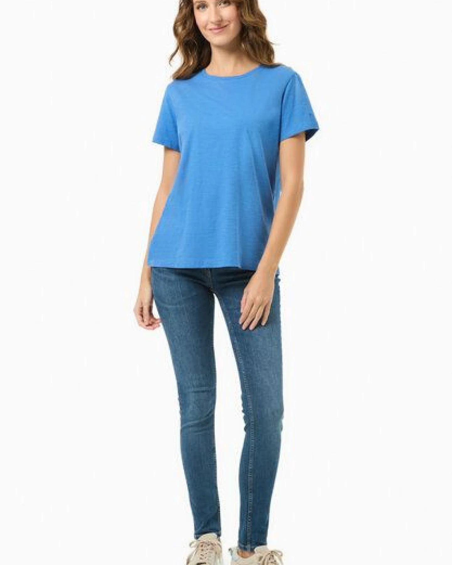 ORGANICATION Damen Basic T-Shirt aus Bio-Baumwolle – Ansicht 2