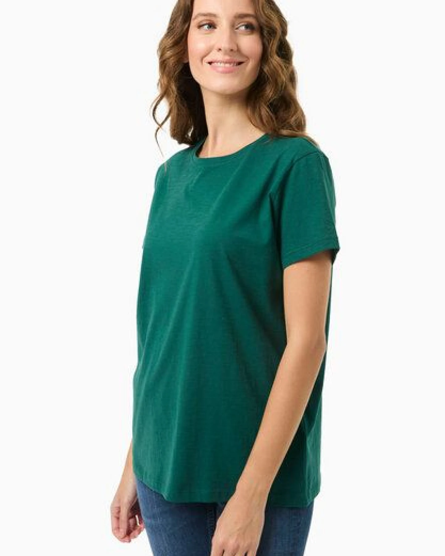 ORGANICATION Damen Basic T-Shirt aus Bio-Baumwolle – Ansicht 3