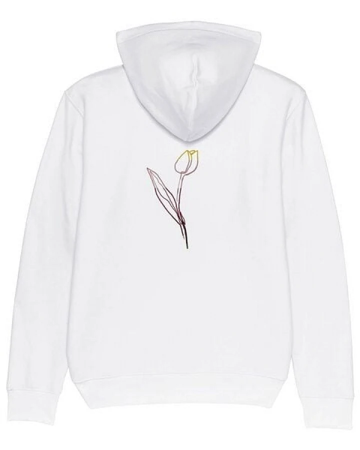 Human Family Bio Unisex Hoodie - "Colorful Tulip"
