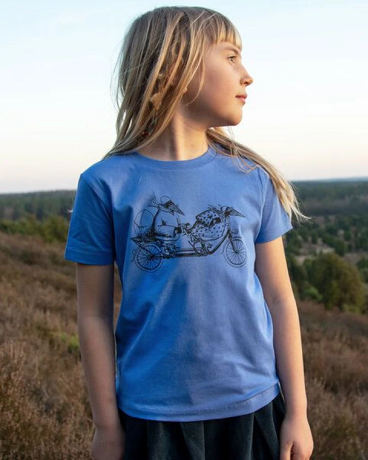 Cmig Kinder T-shirt Tandem in bright blue
