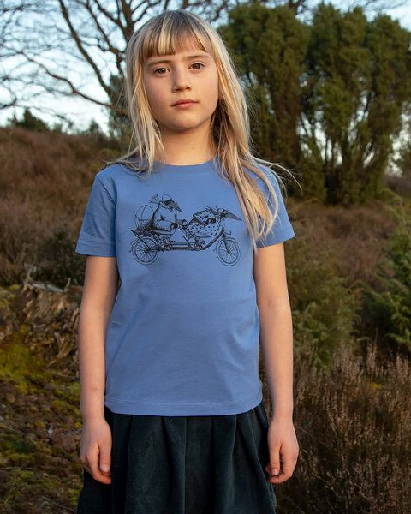 Cmig Kinder T-shirt Tandem in bright blue – Ansicht 3
