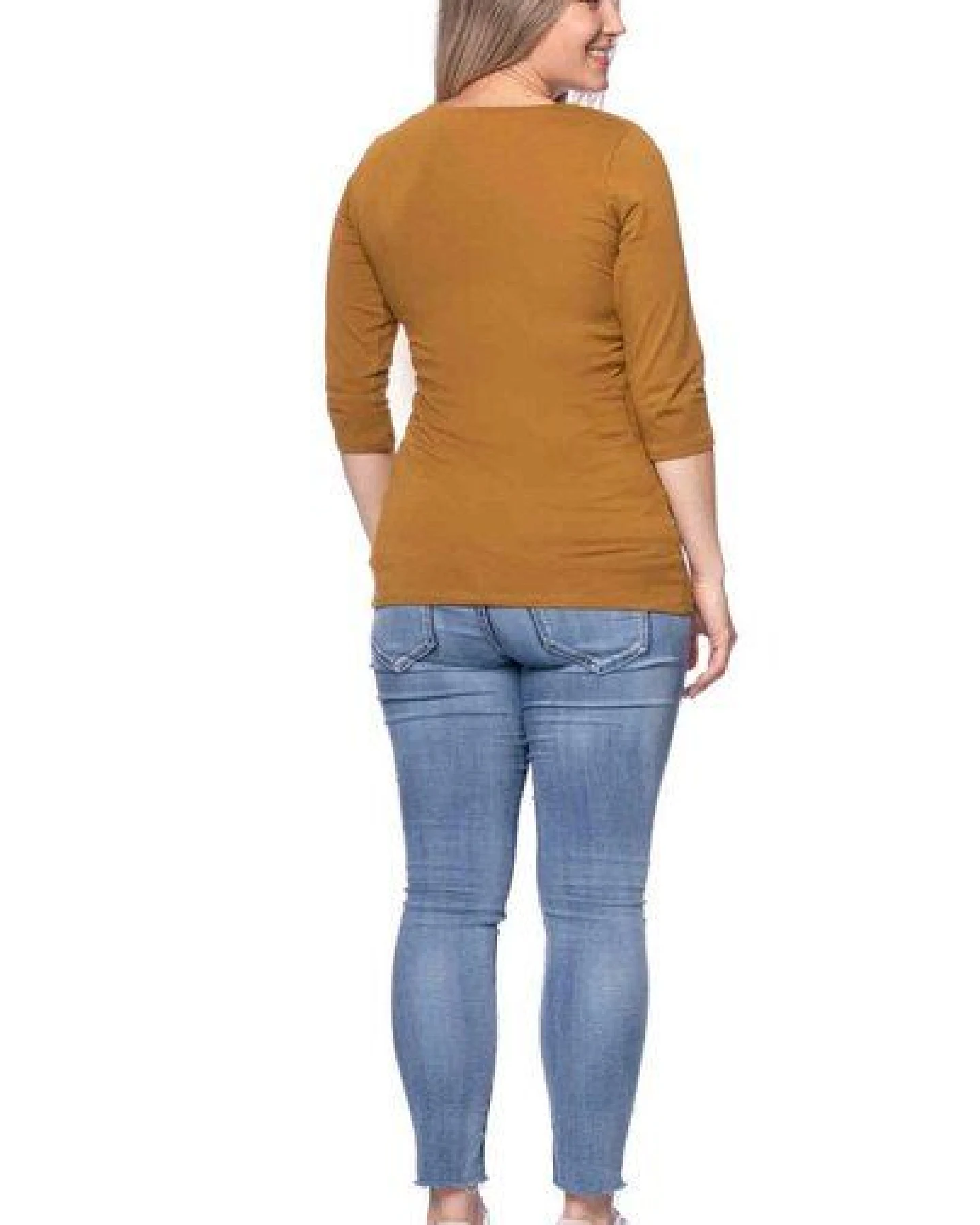 Milchshake 103 BASIC Umstands- und Stillshirt 3/4 Arm aus Bio-Baumwolle – Ansicht 4