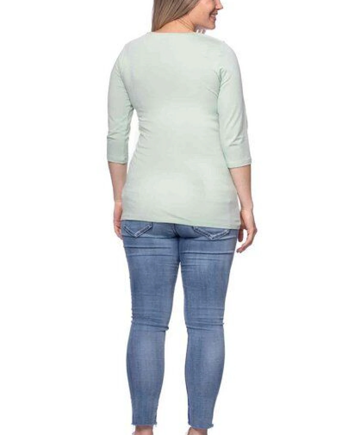 Milchshake 103 BASIC Umstands- und Stillshirt 3/4 Arm aus Bio-Baumwolle – Ansicht 4