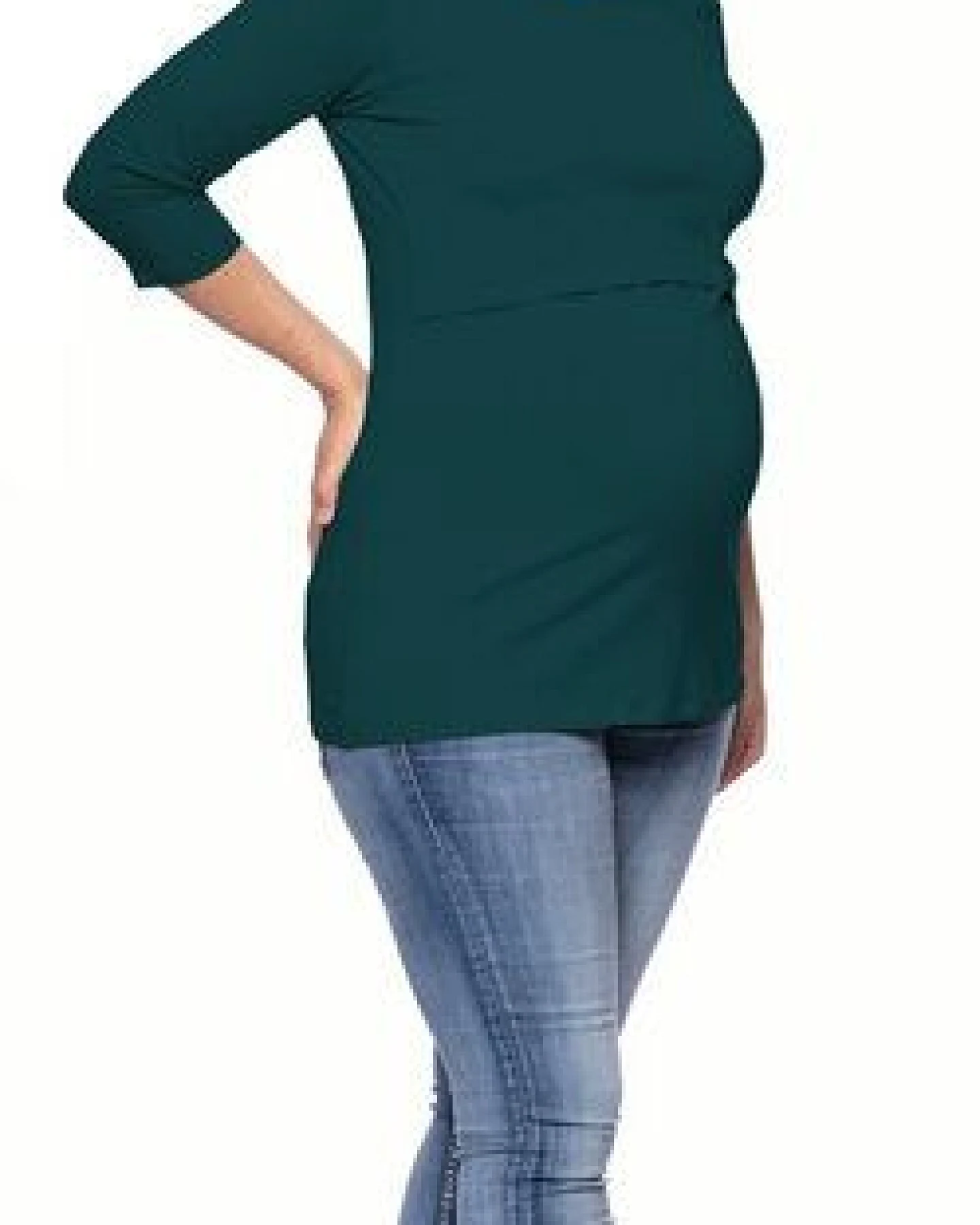 Milchshake 103 BASIC Umstands- und Stillshirt 3/4 Arm aus Bio-Baumwolle – Ansicht 2