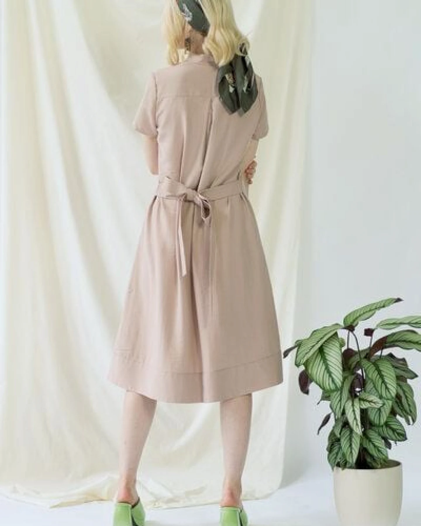 AYANI Melanie Hemdkleid mit kurzen Ärmeln – Ansicht 4