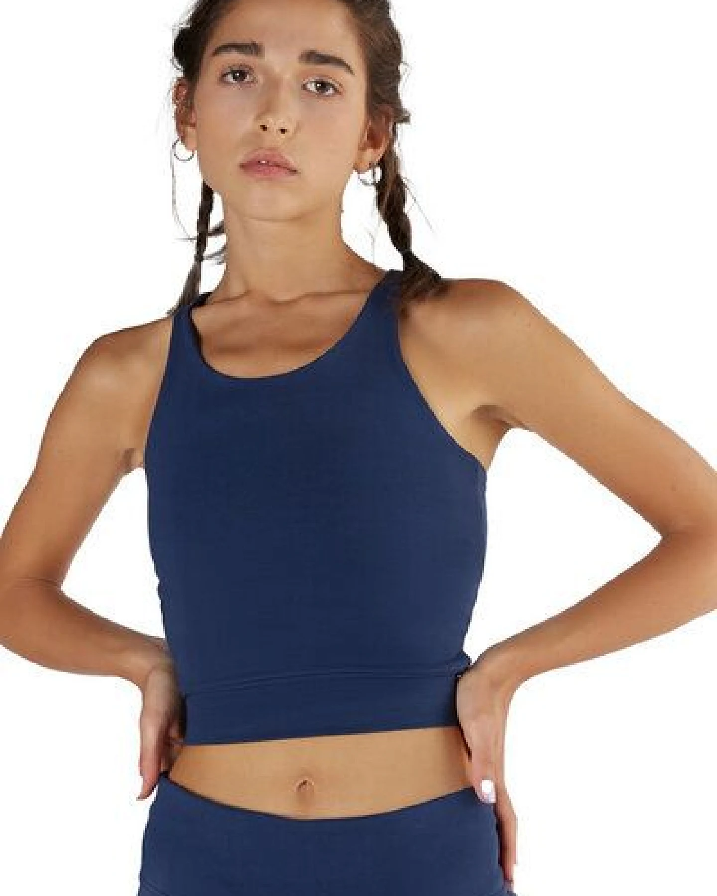 True North Damen Crop Top aus Bio-Baumwolle Bauchfreies Yogatops T1220 – Ansicht 2