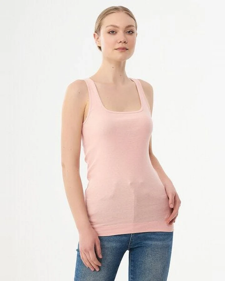 ORGANICATION Geripptes Basic Top aus Bio-Baumwolle