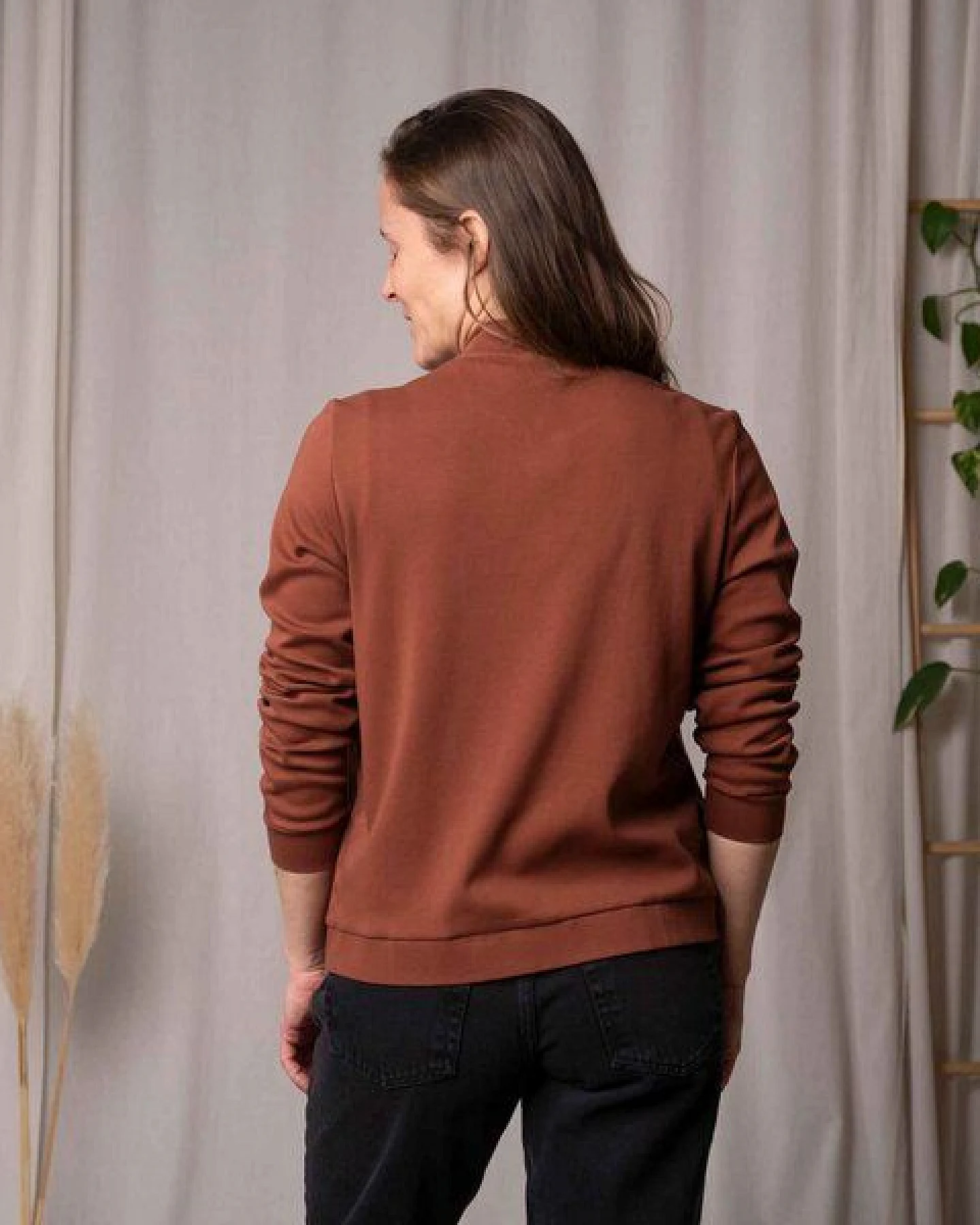 Vresh Clothing Velia - Zip Weste aus Biobaumwolle – Ansicht 3