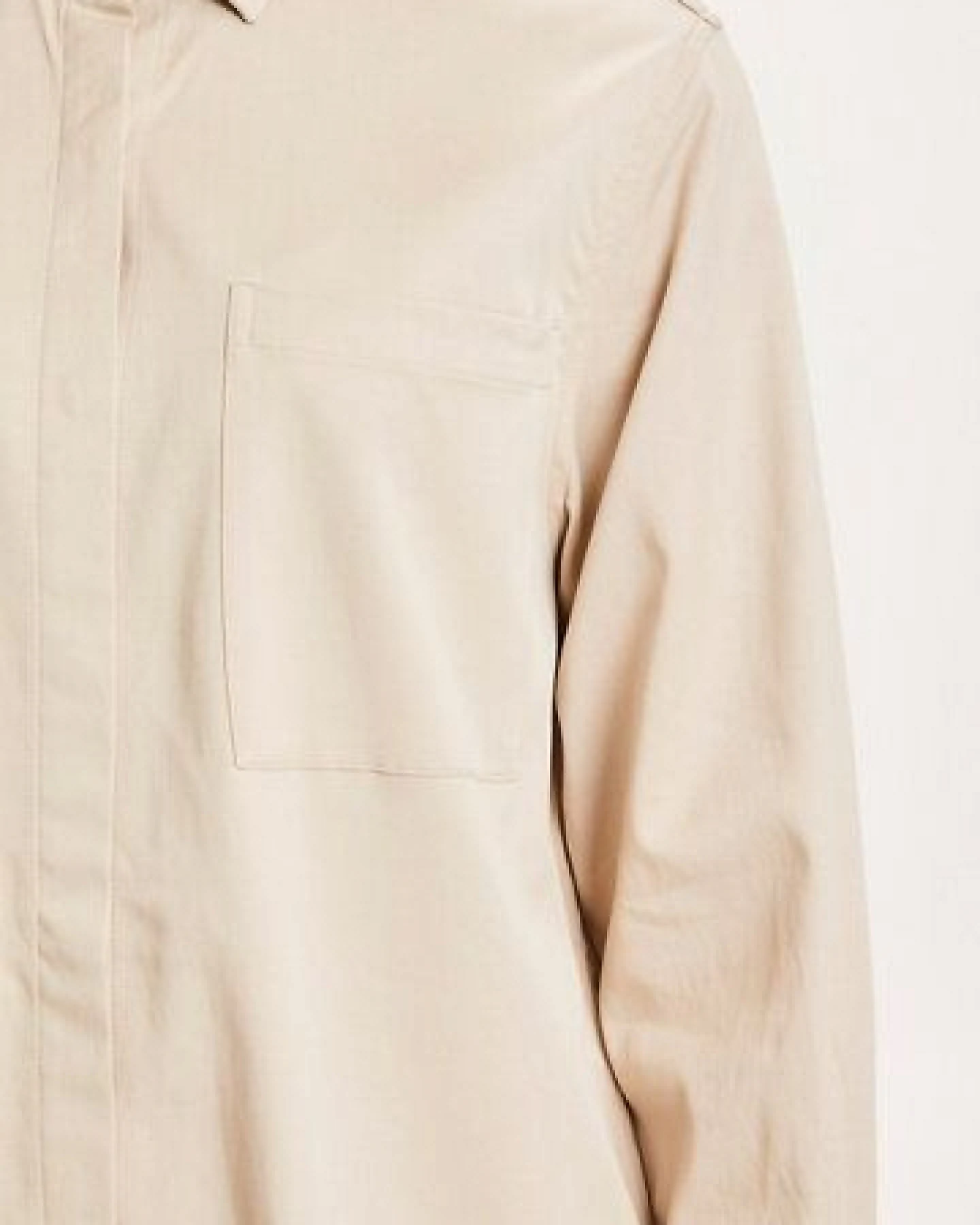 KnowledgeCotton Apparel Damen Workerbluse "JUNIPER" aus Tencel, Farbe Feather Gray – Ansicht 4