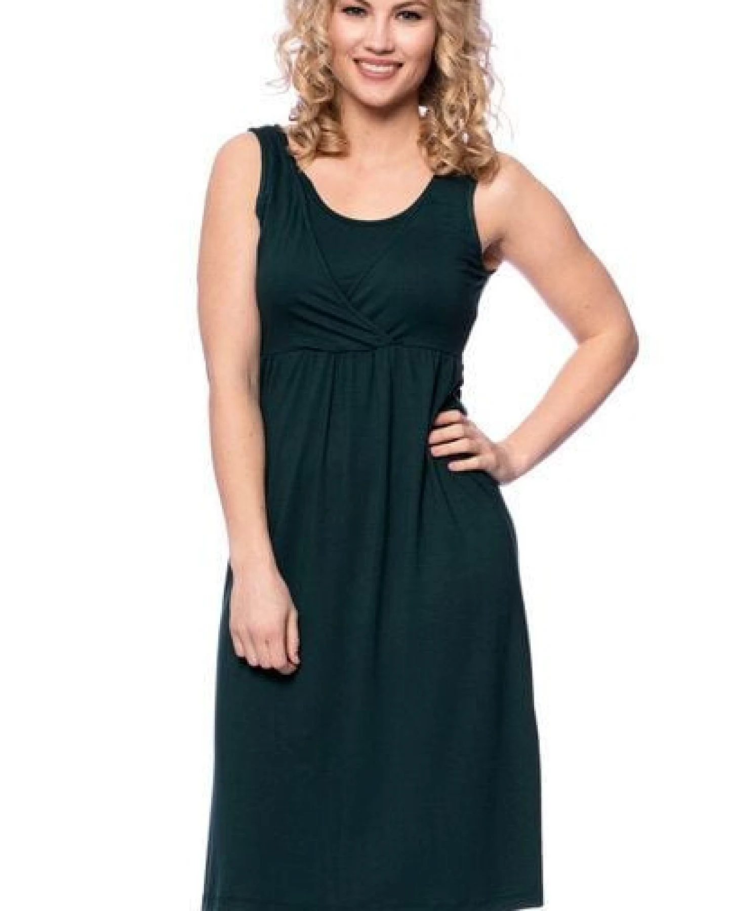 Milchshake 2 tlg. VARIO-SET (LUNA & ESTHA) Umstands-& Stillkleid Uni aus TENCEL Modal – Ansicht 4
