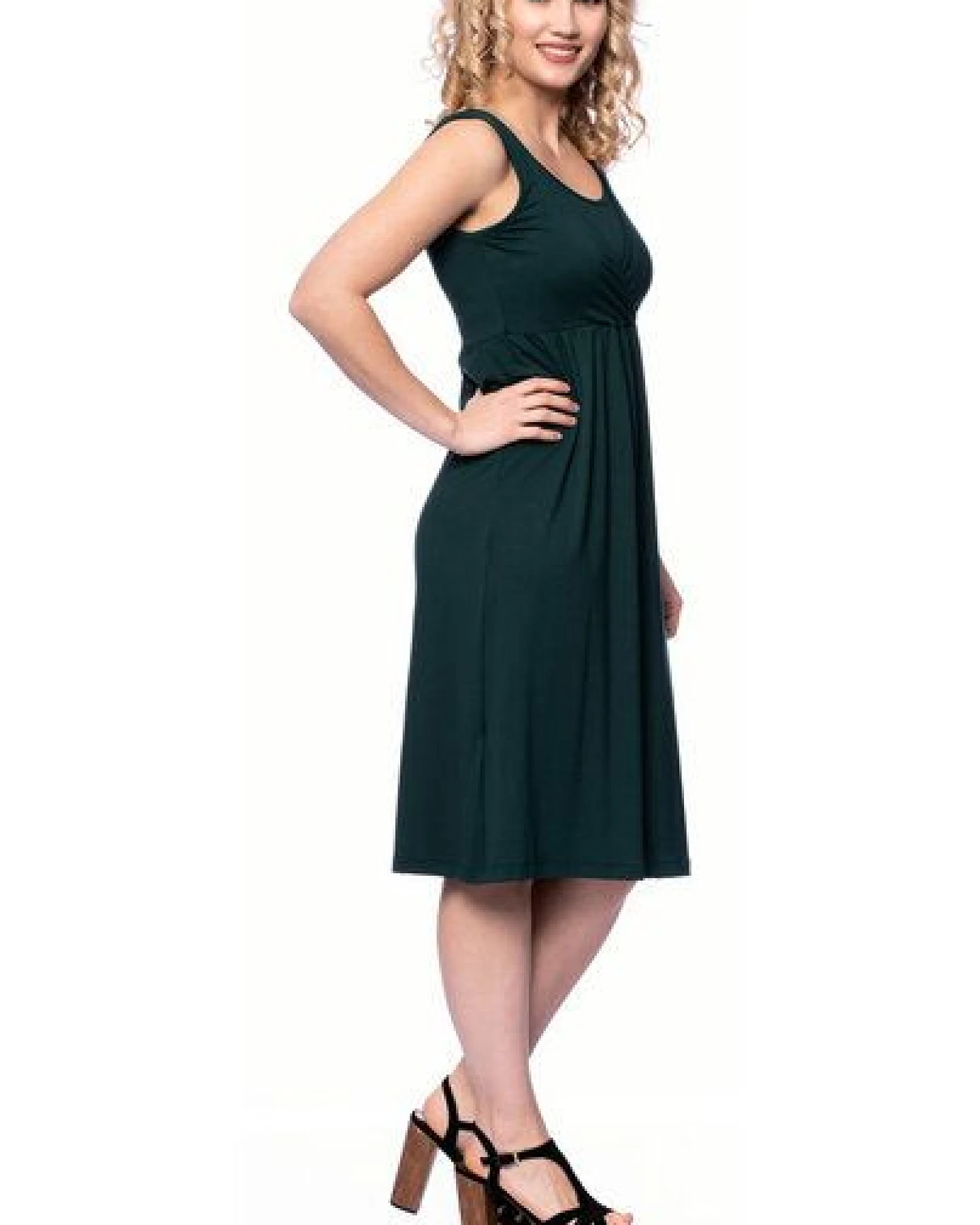 Milchshake 2 tlg. VARIO-SET (LUNA & ESTHA) Umstands-& Stillkleid Uni aus TENCEL Modal – Ansicht 4