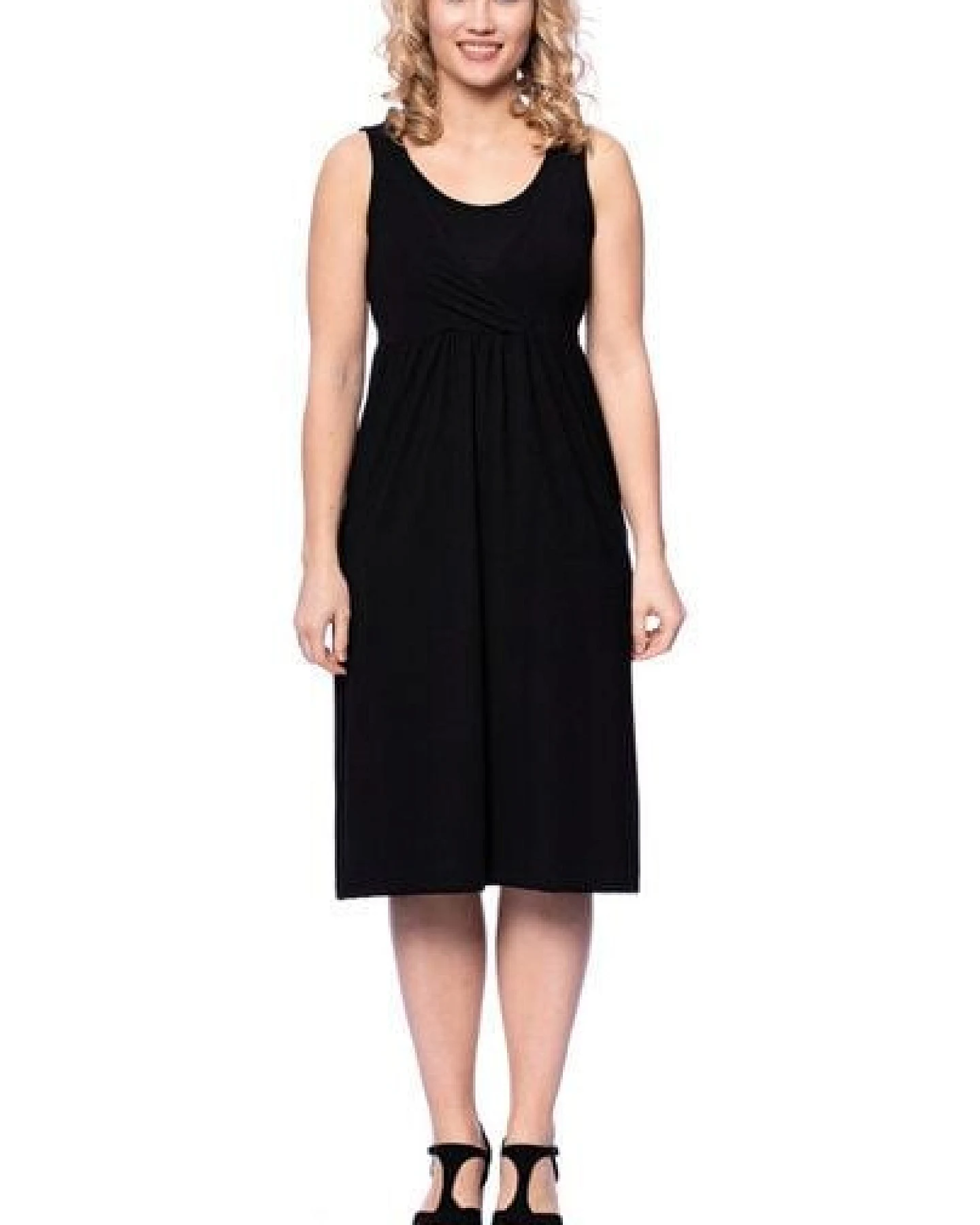 Milchshake 2 tlg. VARIO-SET (LUNA & ESTHA) Umstands-& Stillkleid Uni aus TENCEL Modal – Ansicht 4