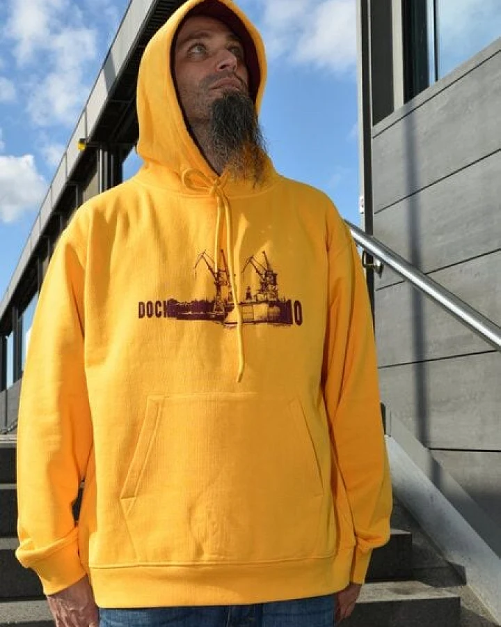 T-Shirtladen-Marktstrasse GmbH Dock 10 gelb Boy-Kapuzenpulli