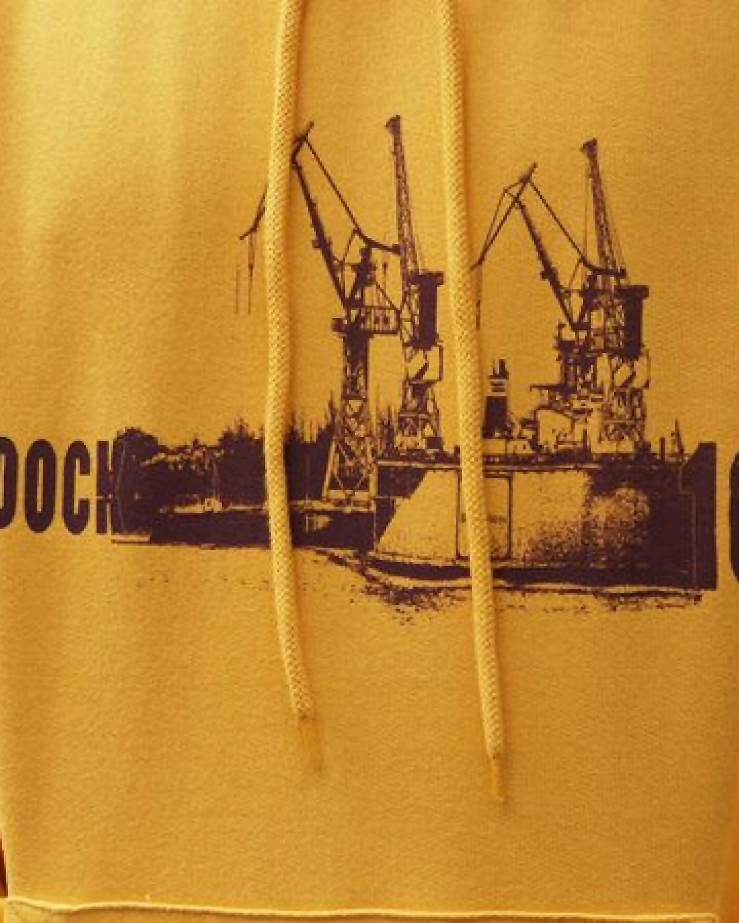 T-Shirtladen-Marktstrasse GmbH Dock 10 gelb Boy-Kapuzenpulli – Ansicht 3