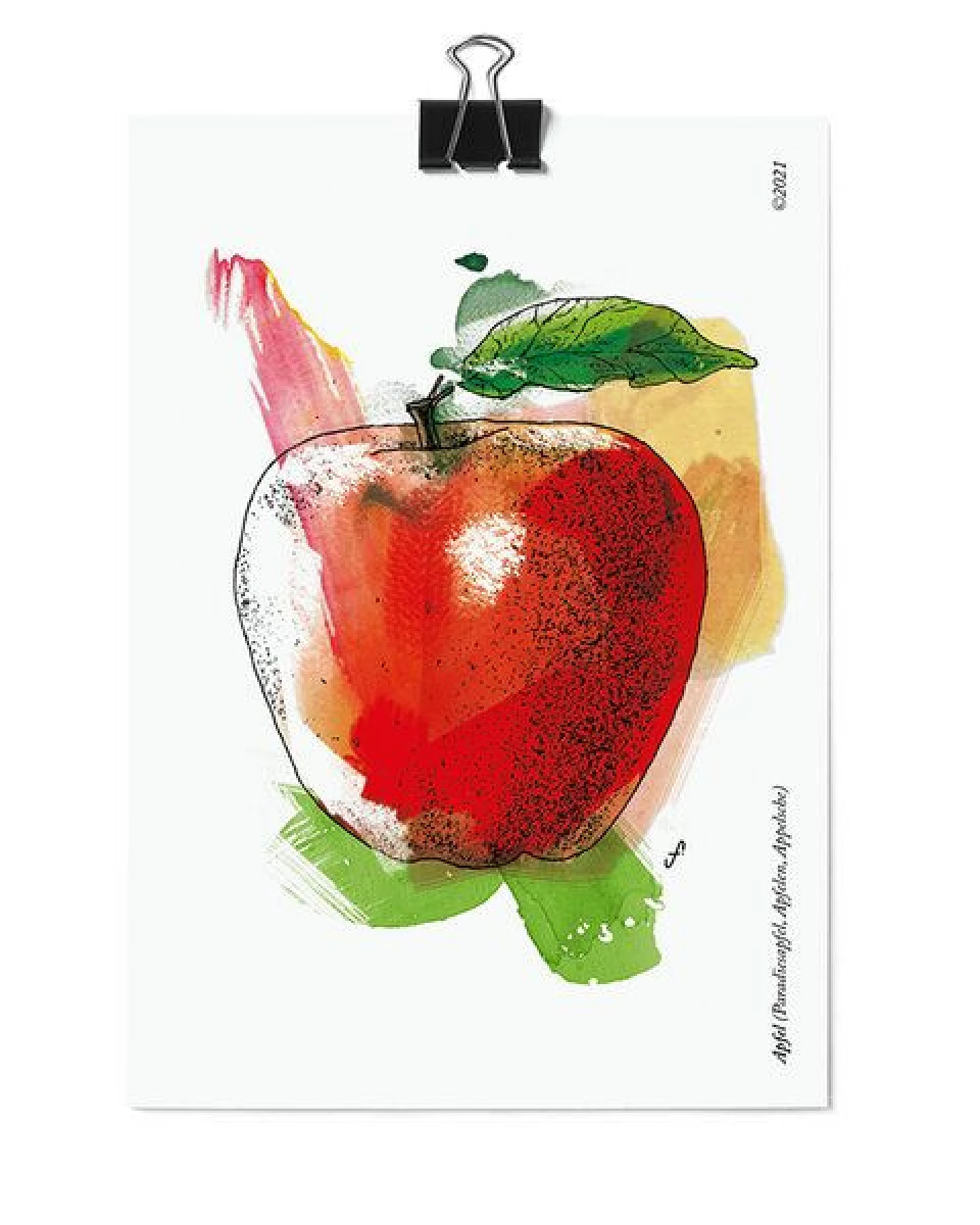 531 Rheinland Design Postkartenset von 16 Obst und Gemüsesorten: Geschenkkarten – Ansicht 3