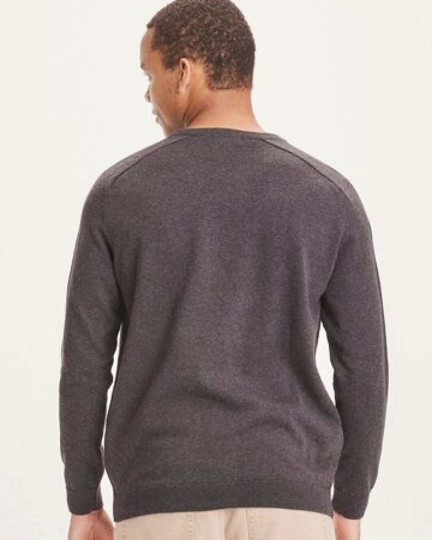 KnowledgeCotton Apparel Pullover - FIELD O-Neck Long Stable Knit - aus Pima-Biobaumwolle – Ansicht 3